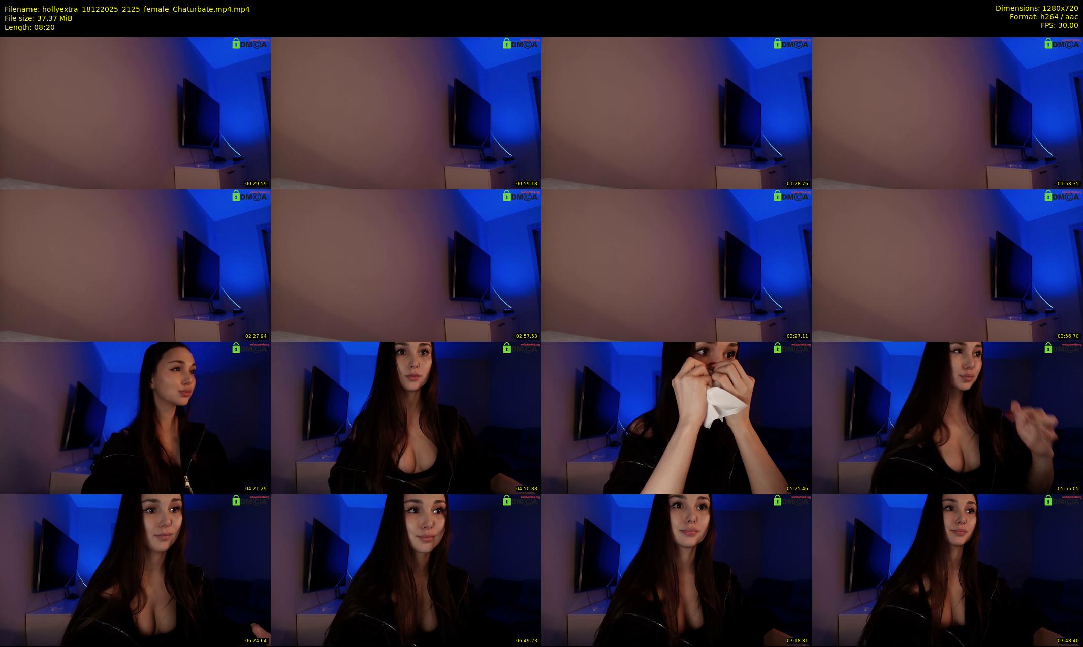 hollyextra — 9 minute Chaturbate female cam show recording, 720p, Dec 18, 2025