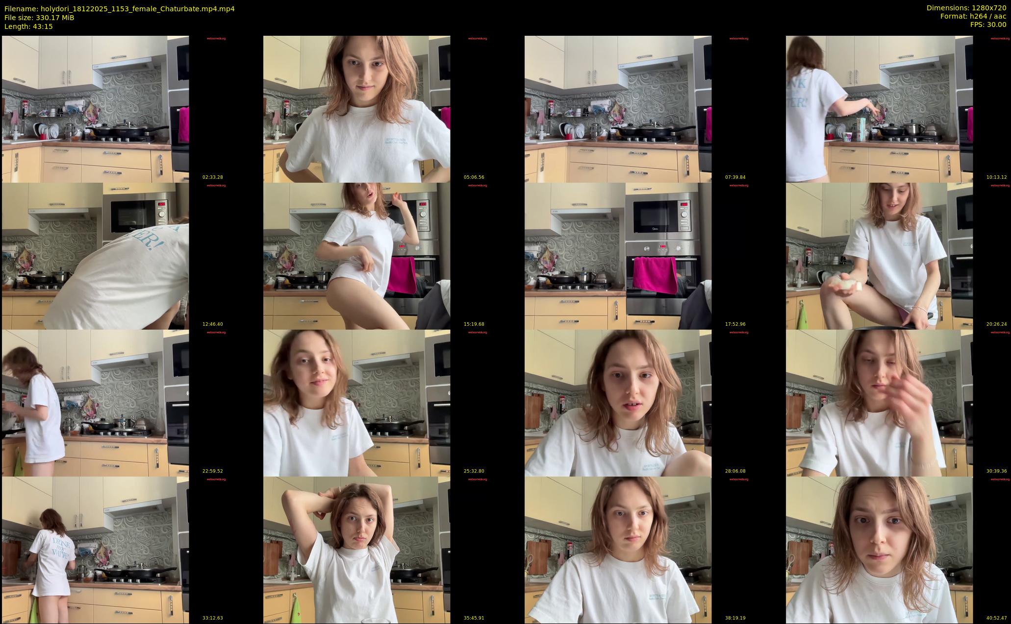 holydori — 44 minute Chaturbate female cam show recording, 720p, Dec 18, 2025