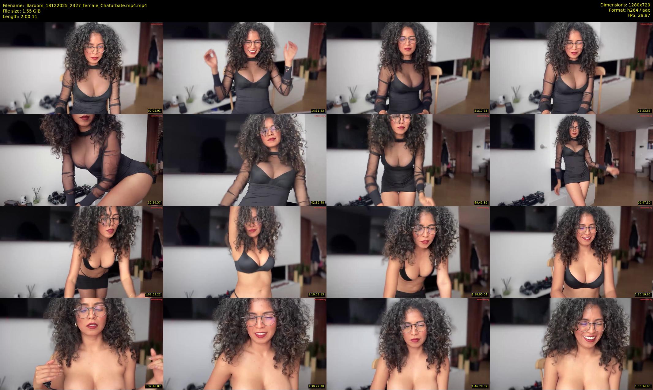 illaroom — 121 minute Chaturbate female cam show recording, 720p, Dec 18, 2025