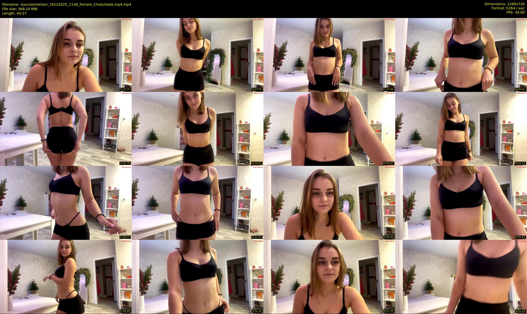 isauratorkelson — 41 minute Chaturbate female cam show recording, 720p, Dec 18, 2025