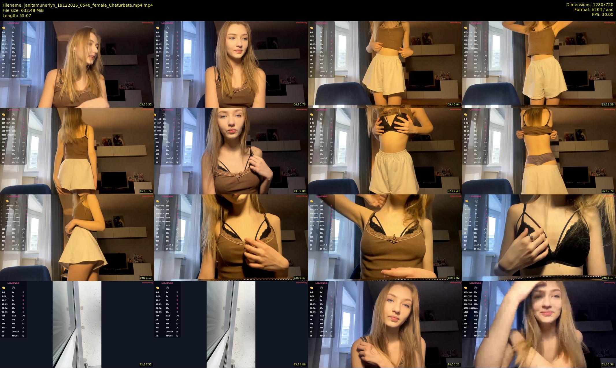 janitamunerlyn — 56 minute Chaturbate female cam show recording, 720p, Dec 19, 2025