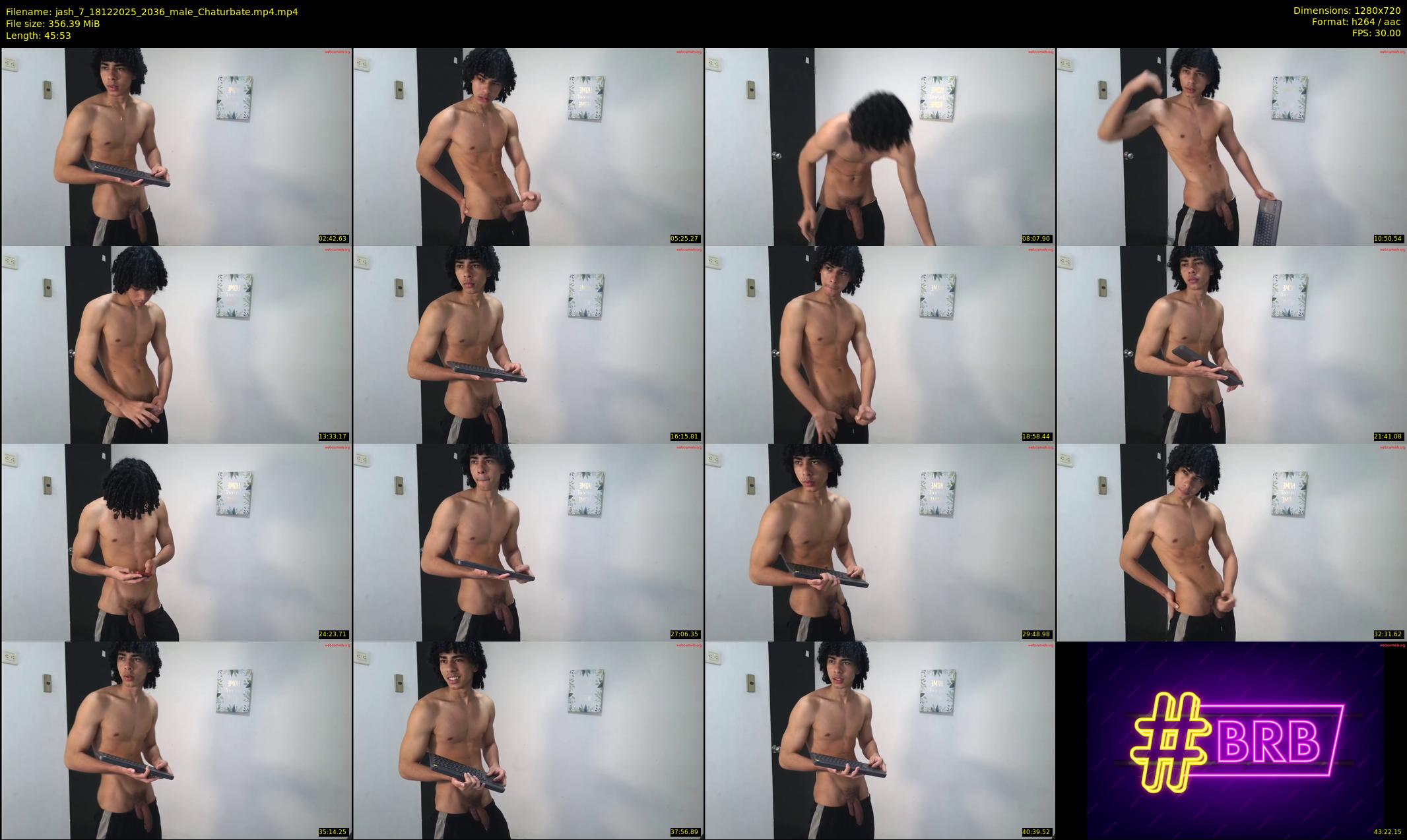 jash_7 — 46 minute Chaturbate male cam show recording, 720p, Dec 18, 2025
