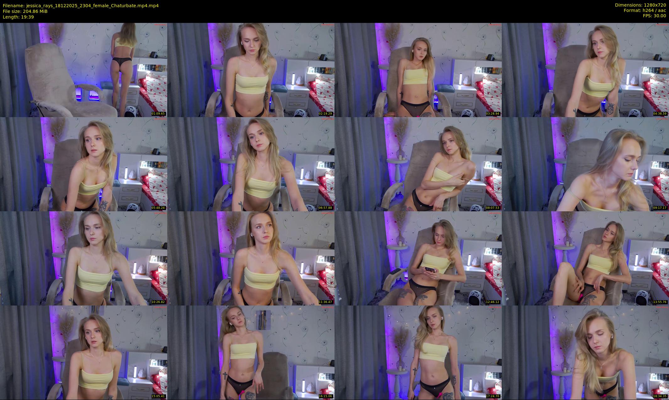 jessica_rays — 20 minute Chaturbate couple cam show recording, 720p, Dec 18, 2025