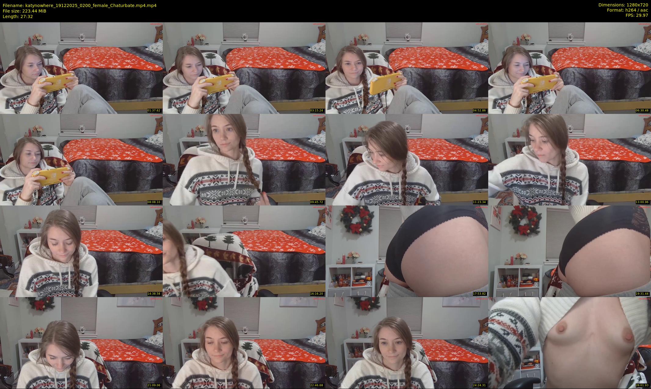 katynowhere — 28 minute Chaturbate female cam show recording, 720p, Dec 19, 2025