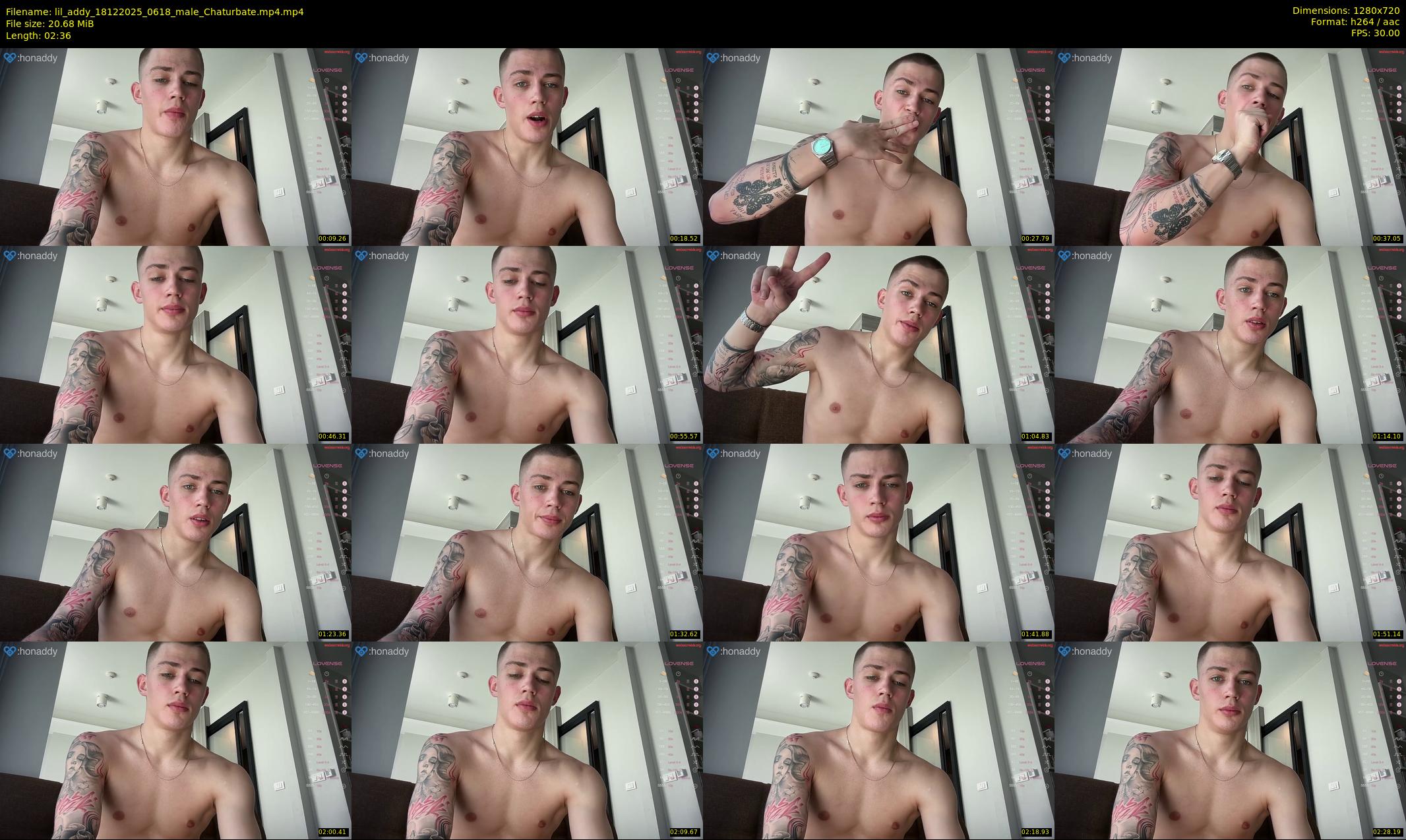 lil_addy — 3 minute Chaturbate male cam show recording, 720p, Dec 18, 2025
