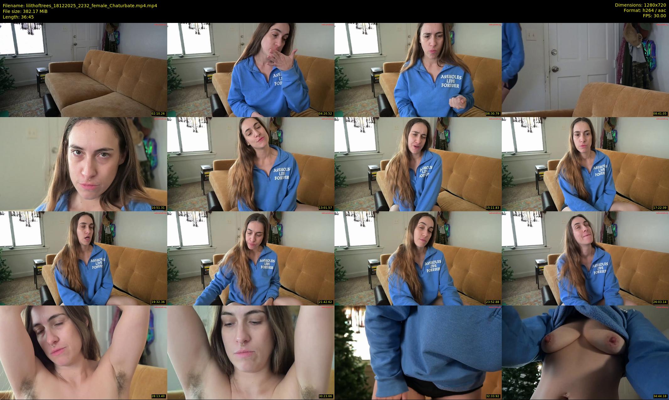 lilithoftrees — 37 minute Chaturbate female cam show recording, 720p, Dec 18, 2025