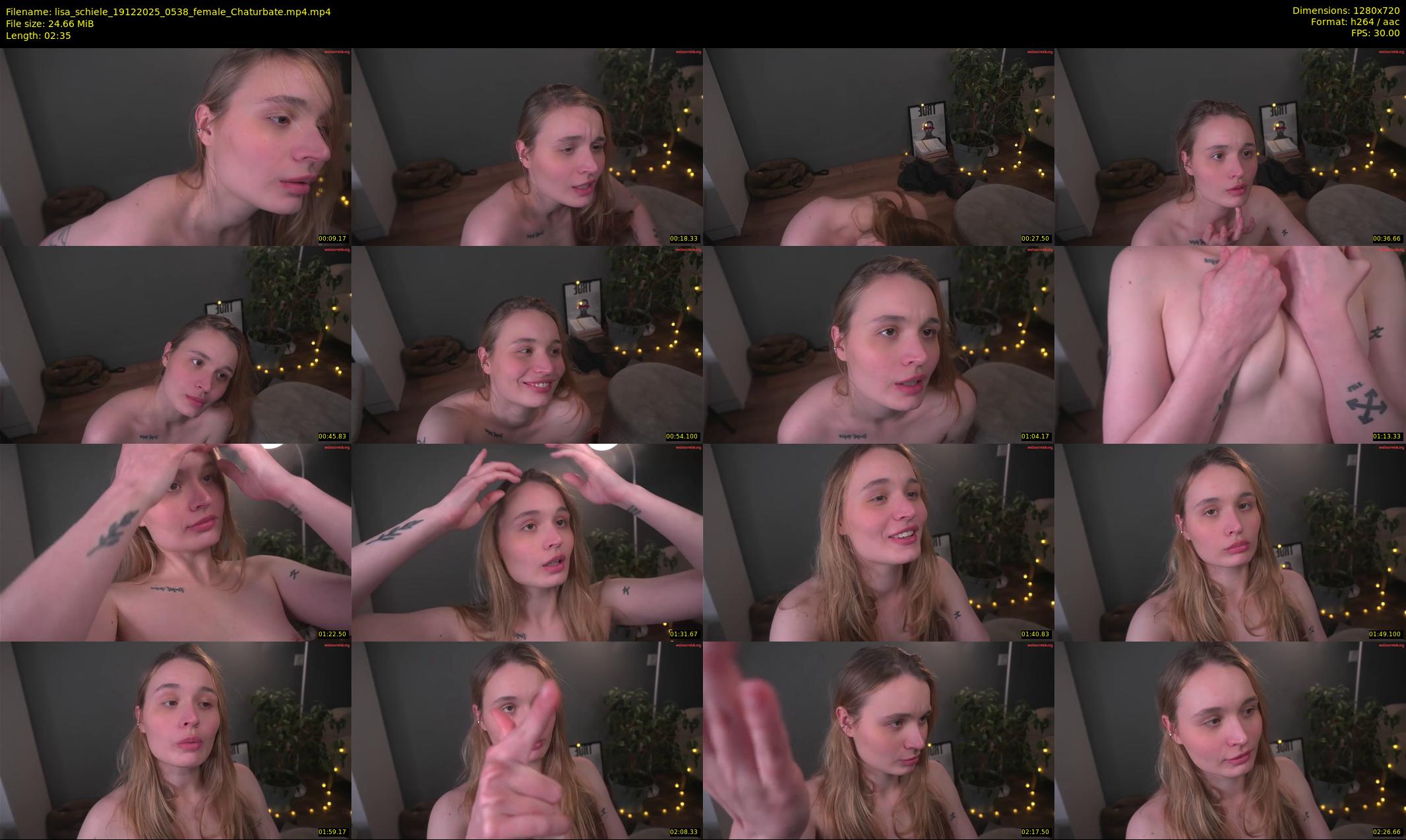 lisa_schiele — 3 minute Chaturbate female cam show recording, 720p, Dec 19, 2025