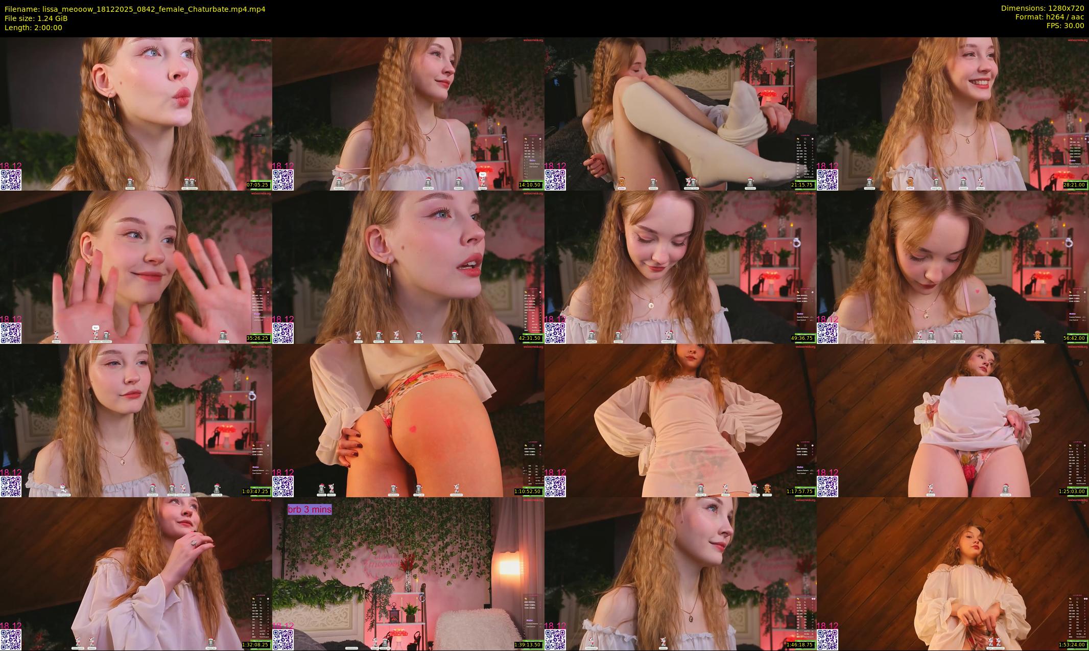 lissa_meooow — 120 minute Chaturbate female cam show recording, 720p, Dec 18, 2025