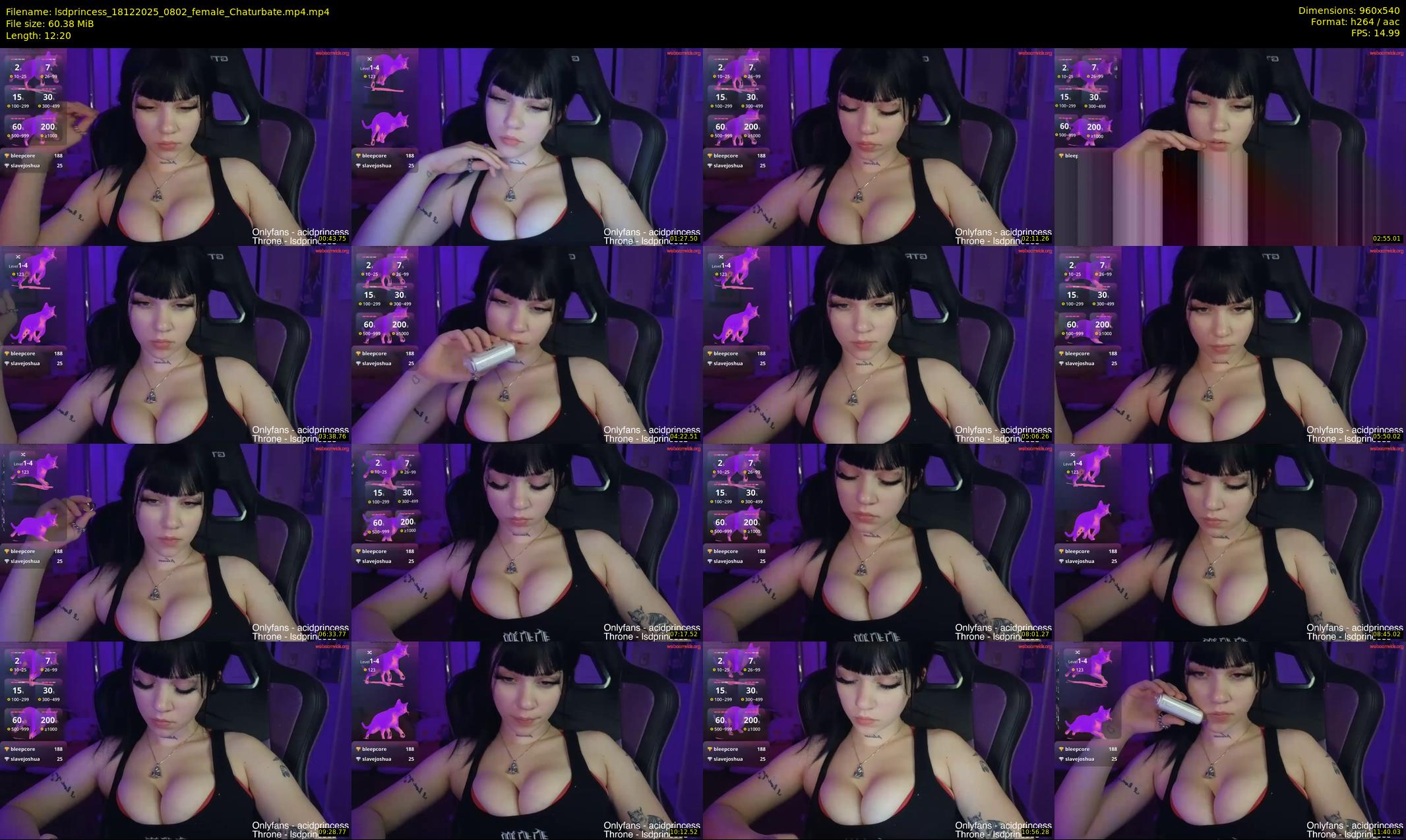 lsdprincess — 13 minute Chaturbate female cam show recording, 480p, Dec 18, 2025