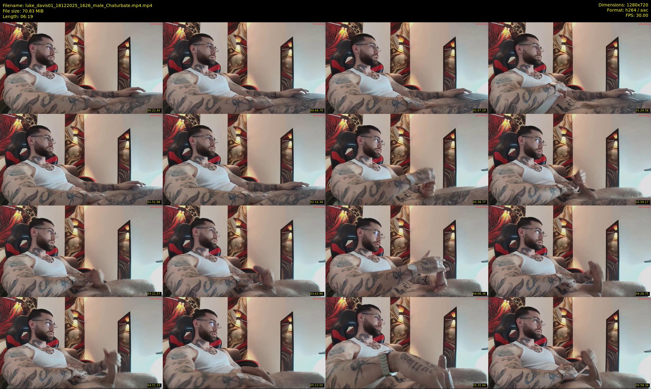 luke_davis01 — 7 minute Chaturbate male cam show recording, 720p, Dec 18, 2025