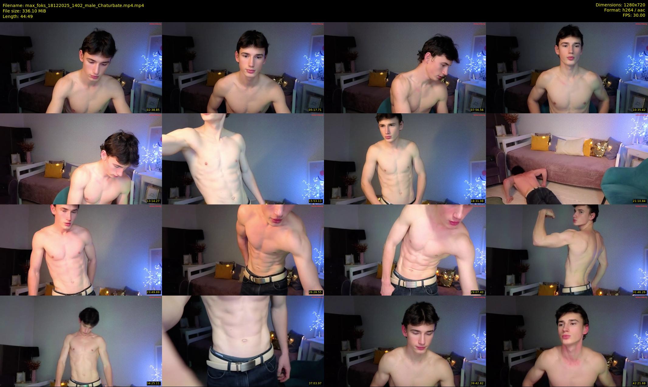 max_foks — 45 minute Chaturbate male cam show recording, 720p, Dec 18, 2025