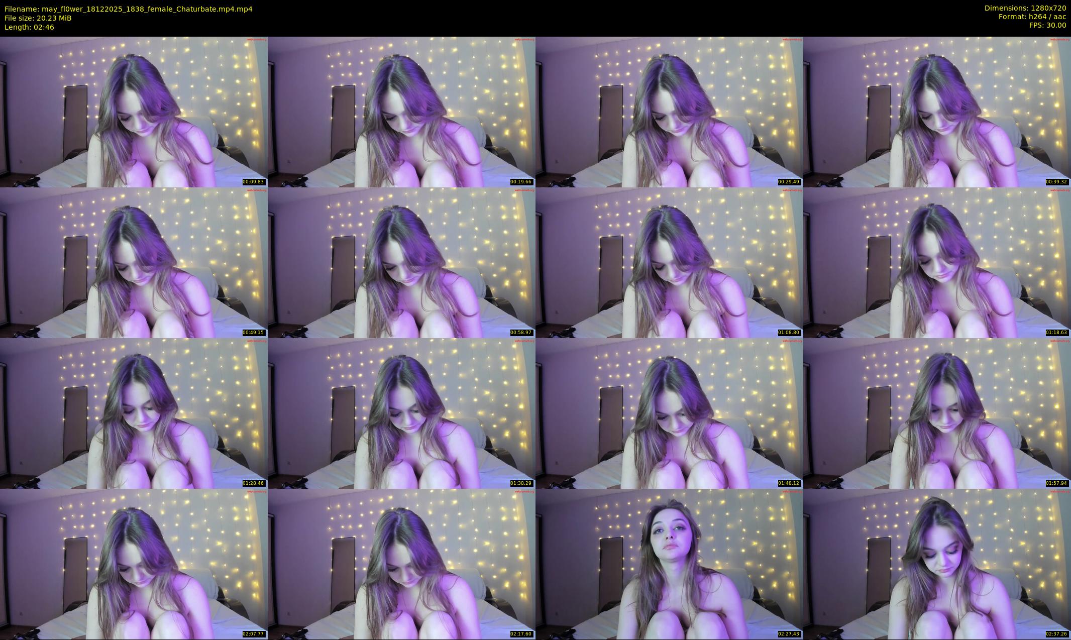 may_fl0wer — 3 minute Chaturbate female cam show recording, 720p, Dec 18, 2025