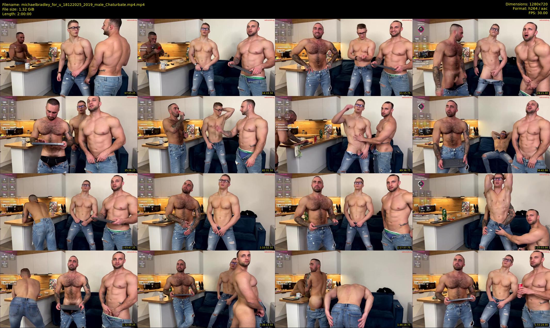 michaelbradley_for_u — 120 minute Chaturbate male cam show recording, 720p, Dec 18, 2025