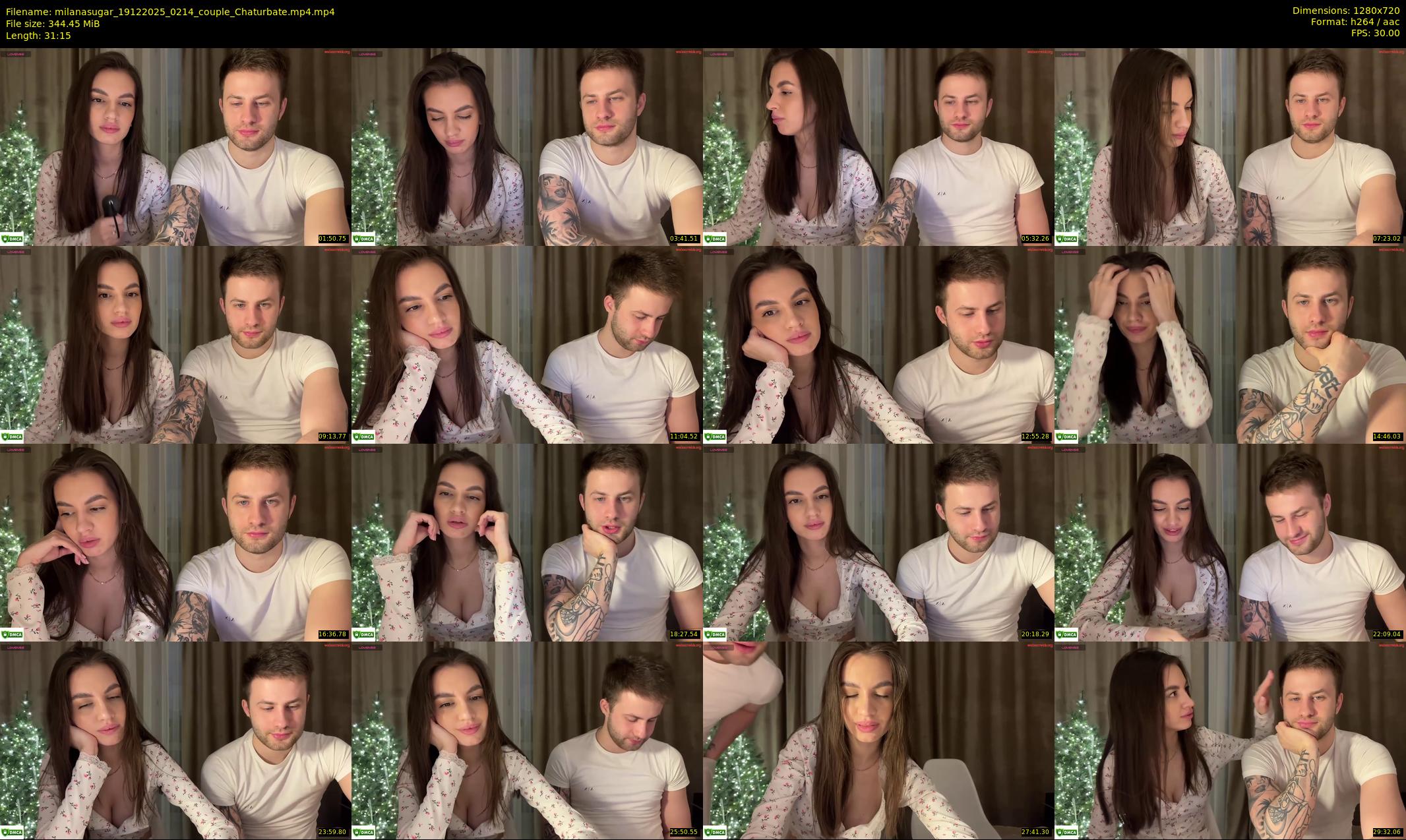 milanasugar — 32 minute Chaturbate couple cam show recording, 720p, Dec 19, 2025