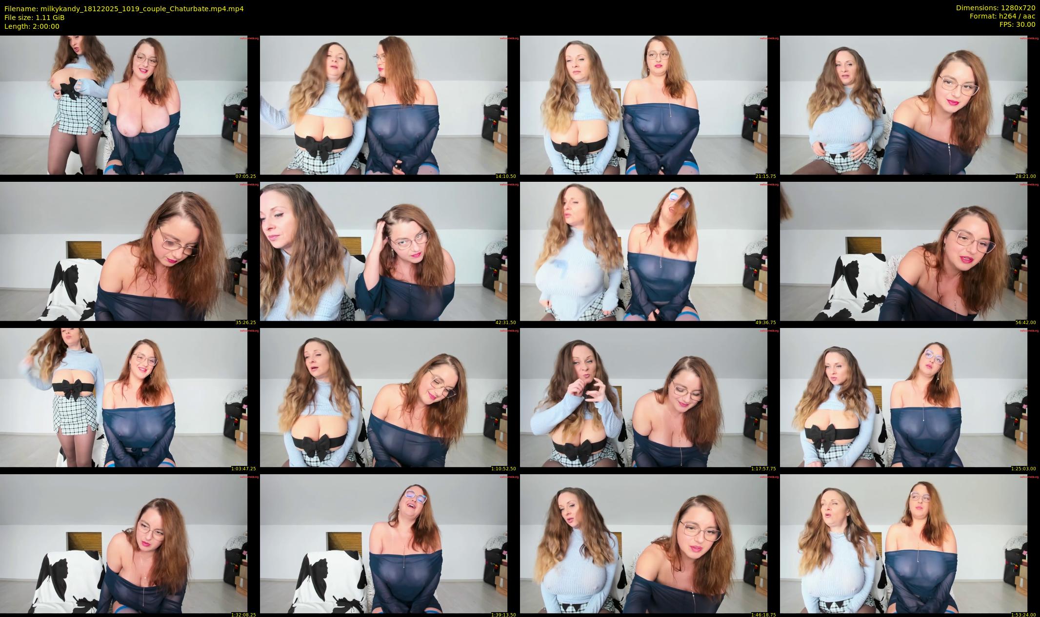 milkykandy — 120 minute Chaturbate female cam show recording, 720p, Dec 18, 2025