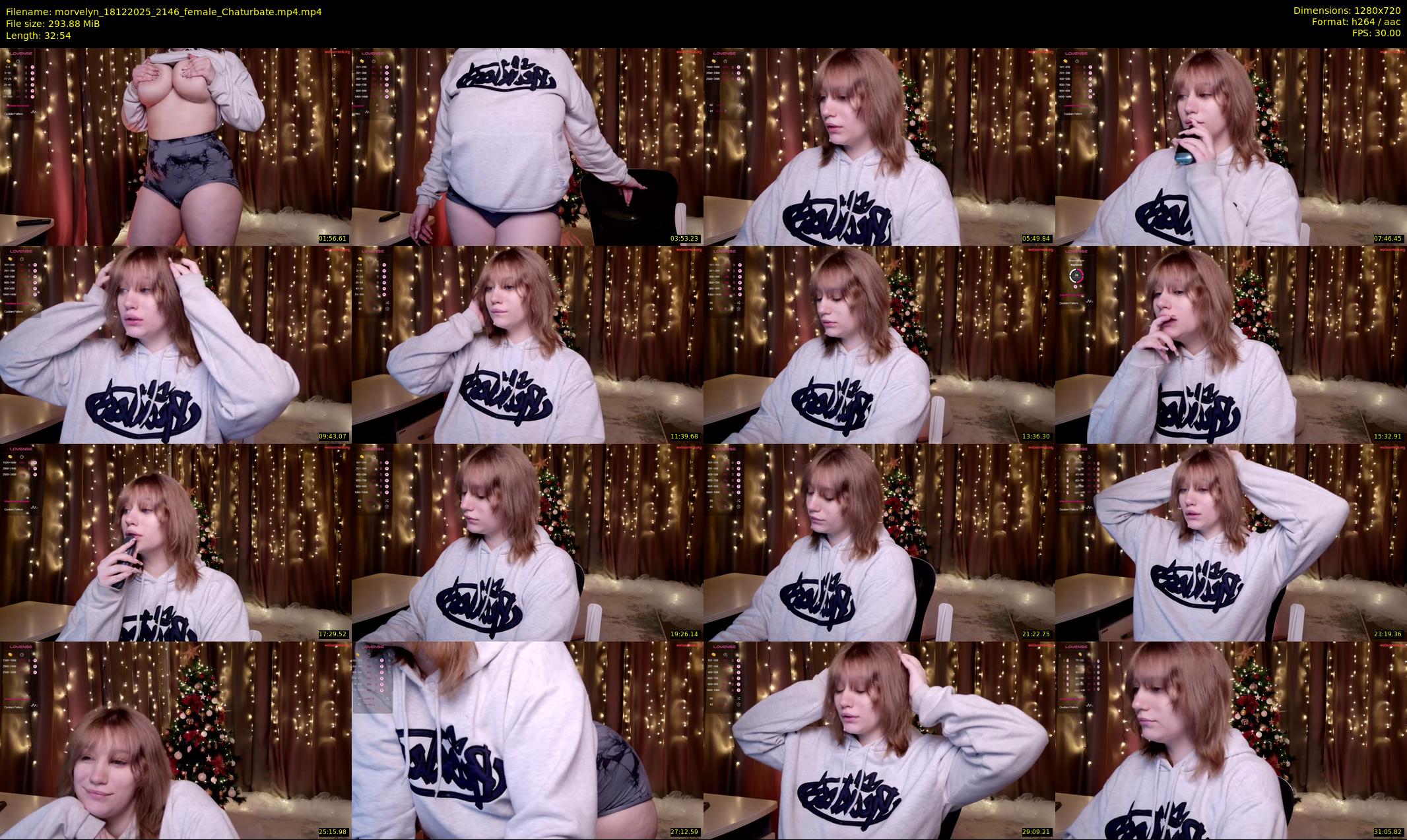 morvelyn — 33 minute Chaturbate female cam show recording, 720p, Dec 18, 2025