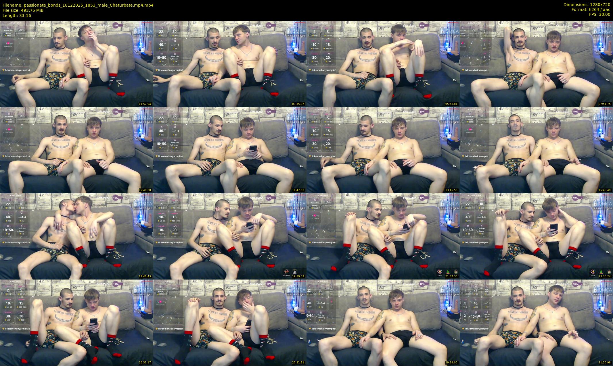 passionate_bonds — 34 minute Chaturbate male cam show recording, 720p, Dec 18, 2025