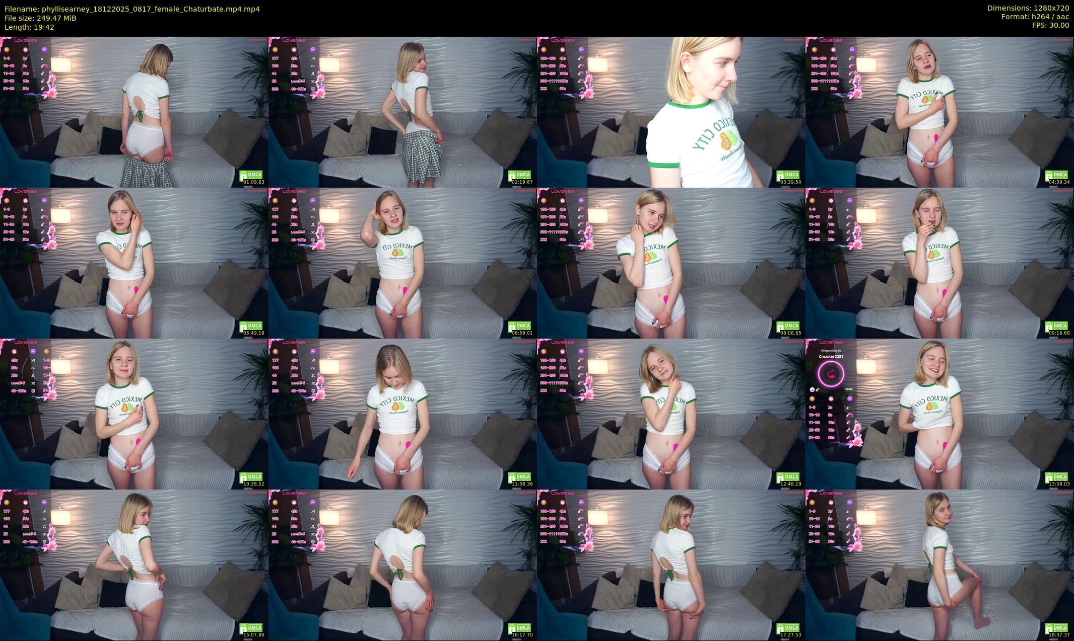 phyllisearney — 20 minute Chaturbate female cam show recording, 720p, Dec 18, 2025