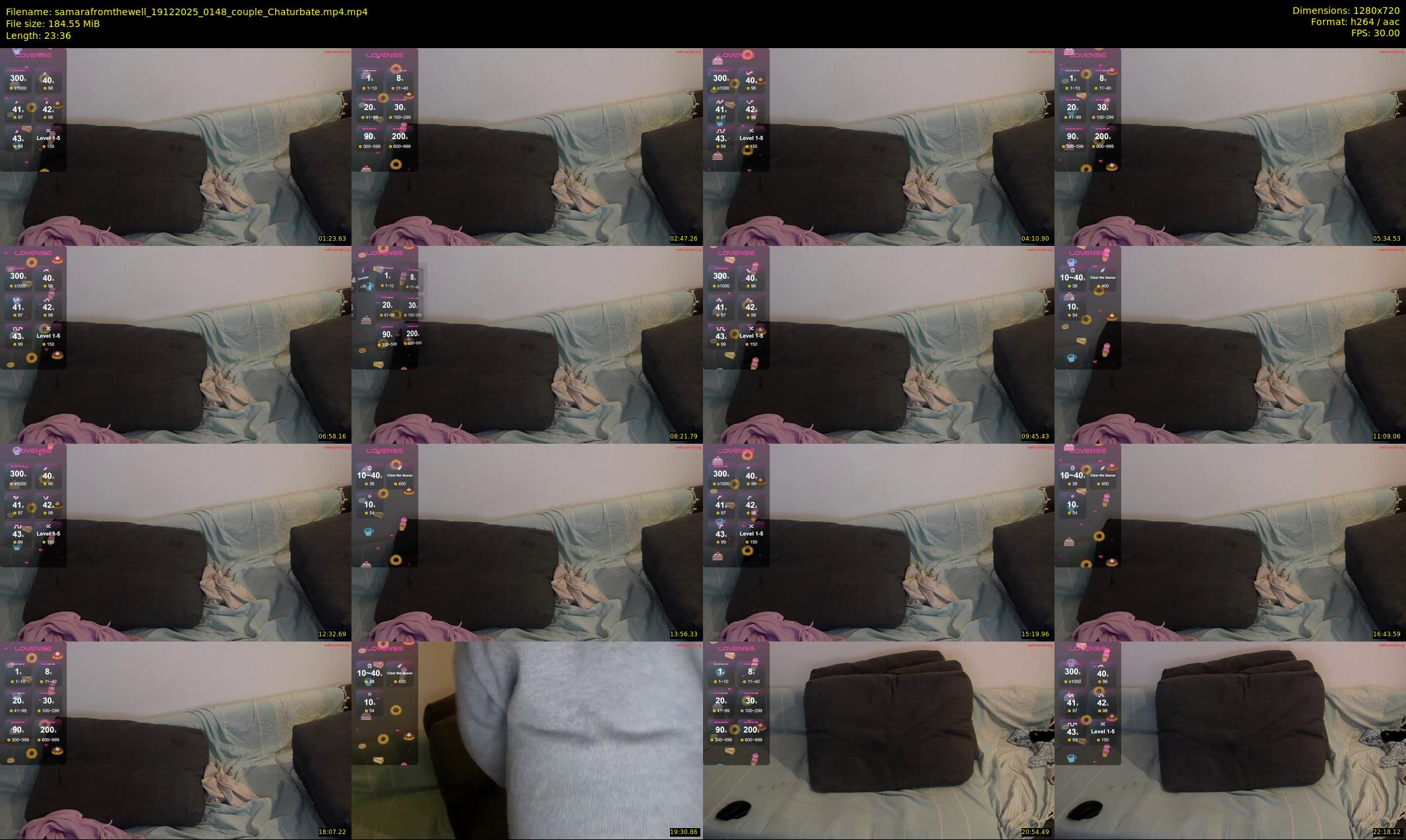 samarafromthewell — 24 minute Chaturbate female cam show recording, 720p, Dec 19, 2025