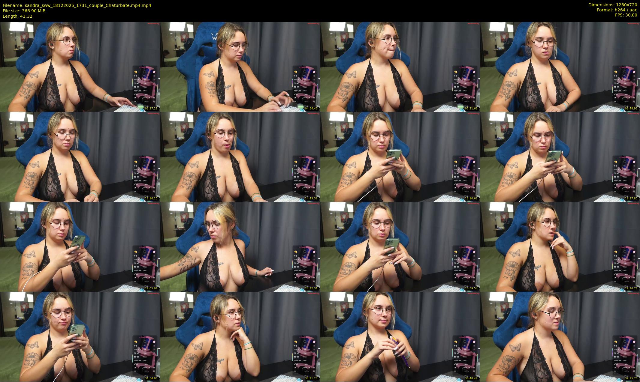 sandra_sww — 42 minute Chaturbate couple cam show recording, 720p, Dec 18, 2025