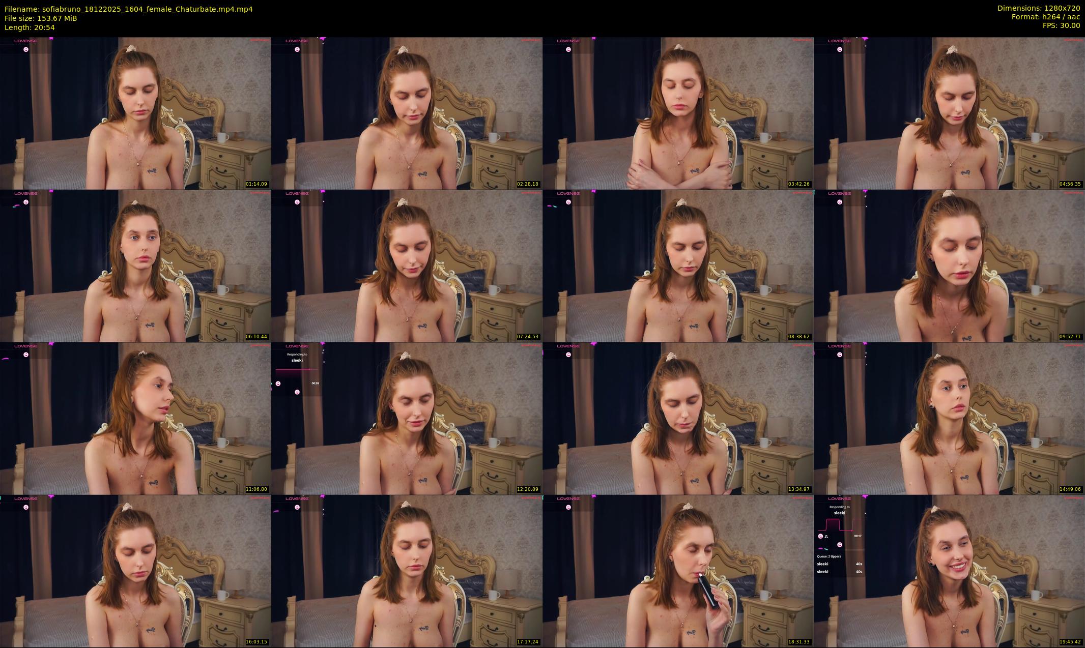 sofiabruno — 21 minute Chaturbate female cam show recording, 720p, Dec 18, 2025