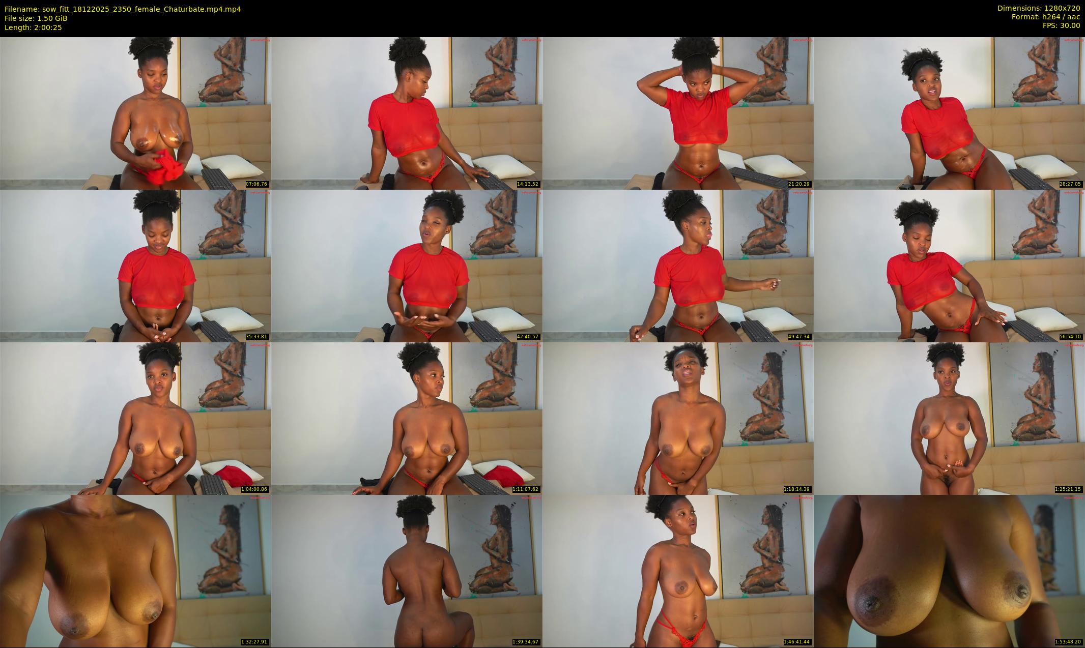 sow_fitt — 121 minute Chaturbate female cam show recording, 720p, Dec 18, 2025