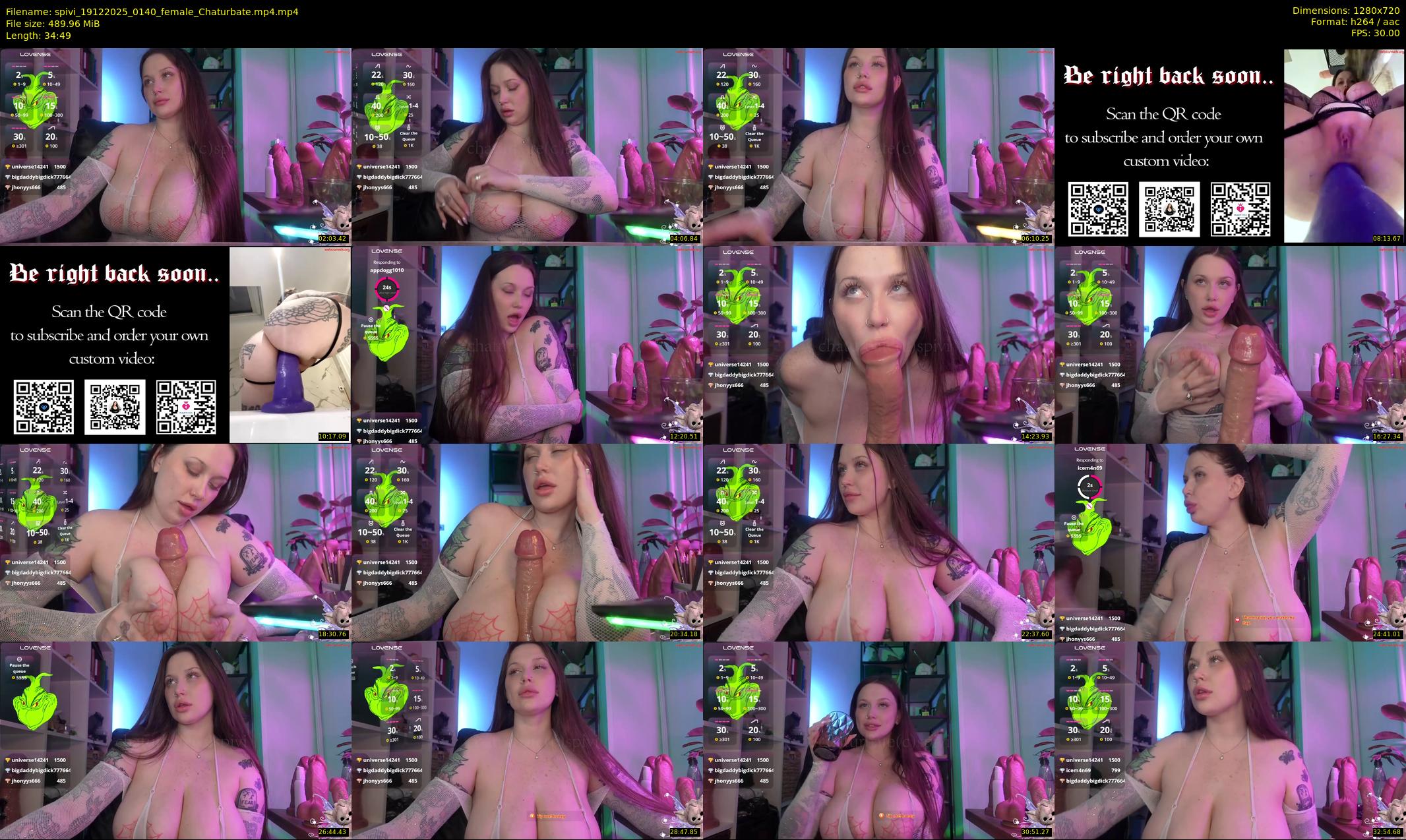 spivi — 35 minute Chaturbate female cam show recording, 720p, Dec 19, 2025
