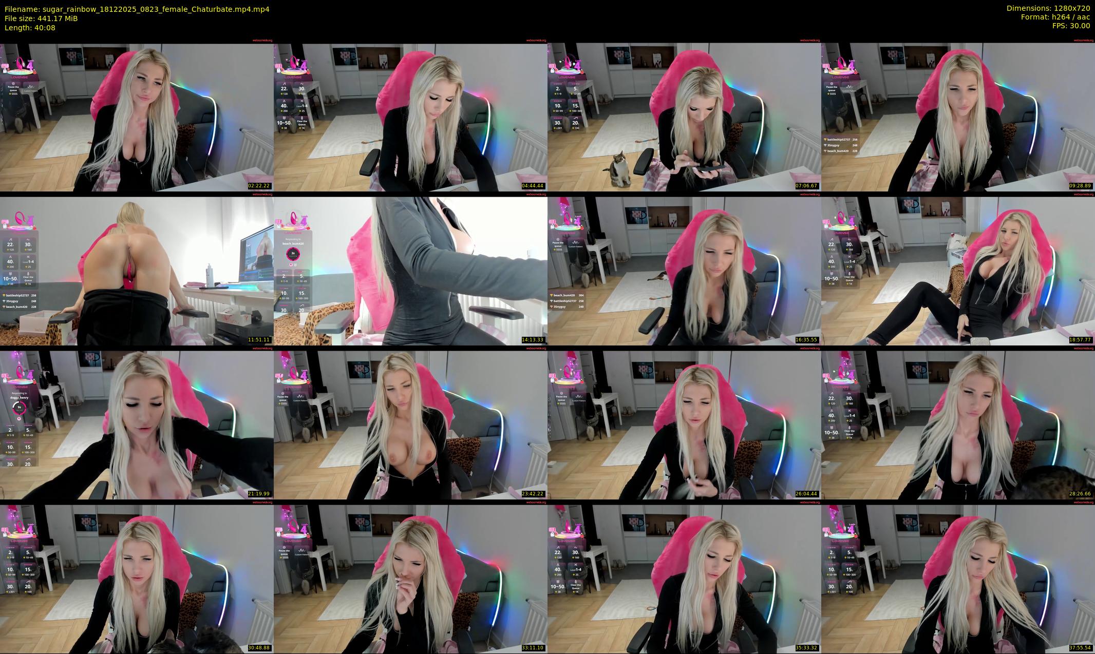 sugar_rainbow — 41 minute Chaturbate female cam show recording, 720p, Dec 18, 2025