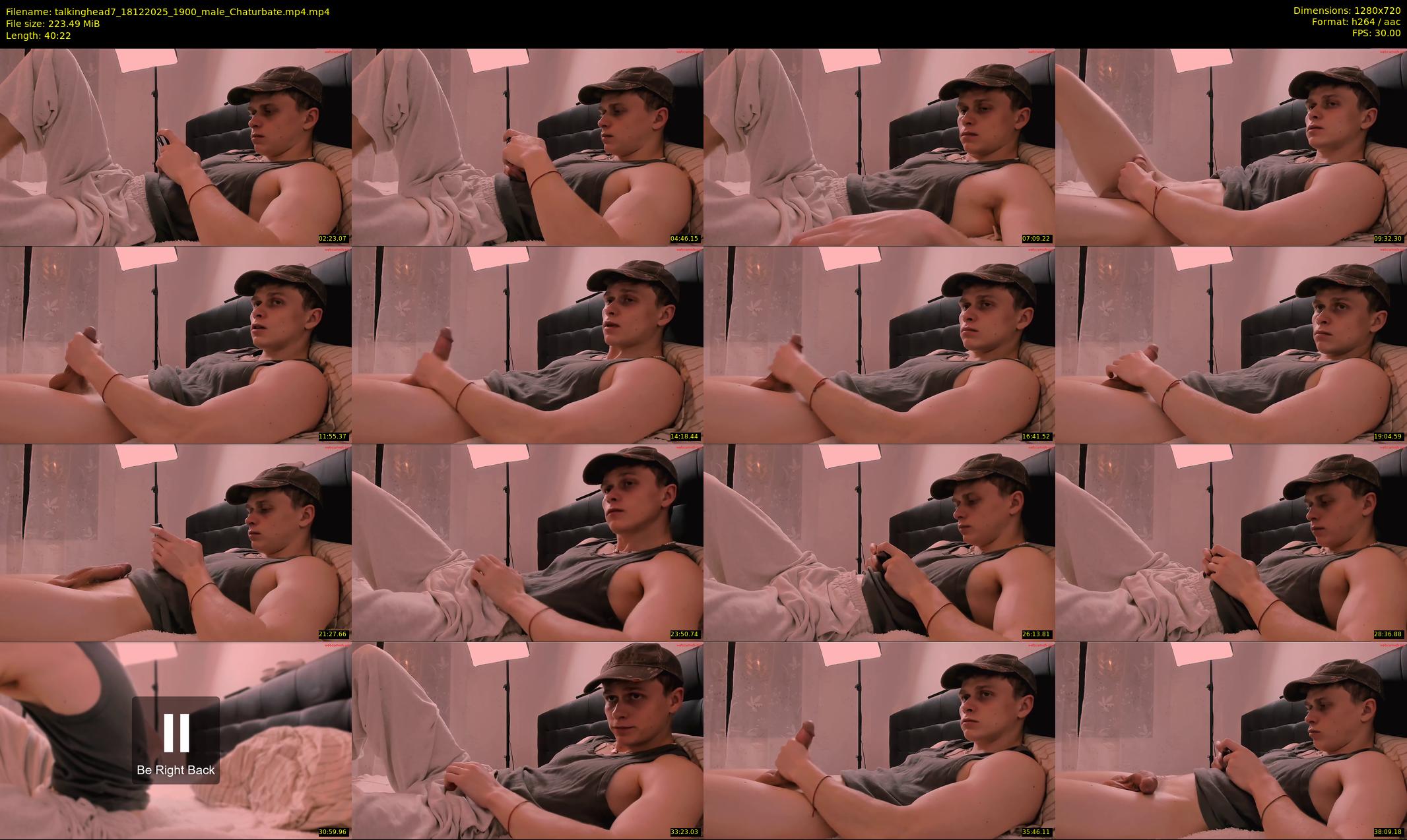 talkinghead7 — 41 minute Chaturbate male cam show recording, 720p, Dec 18, 2025