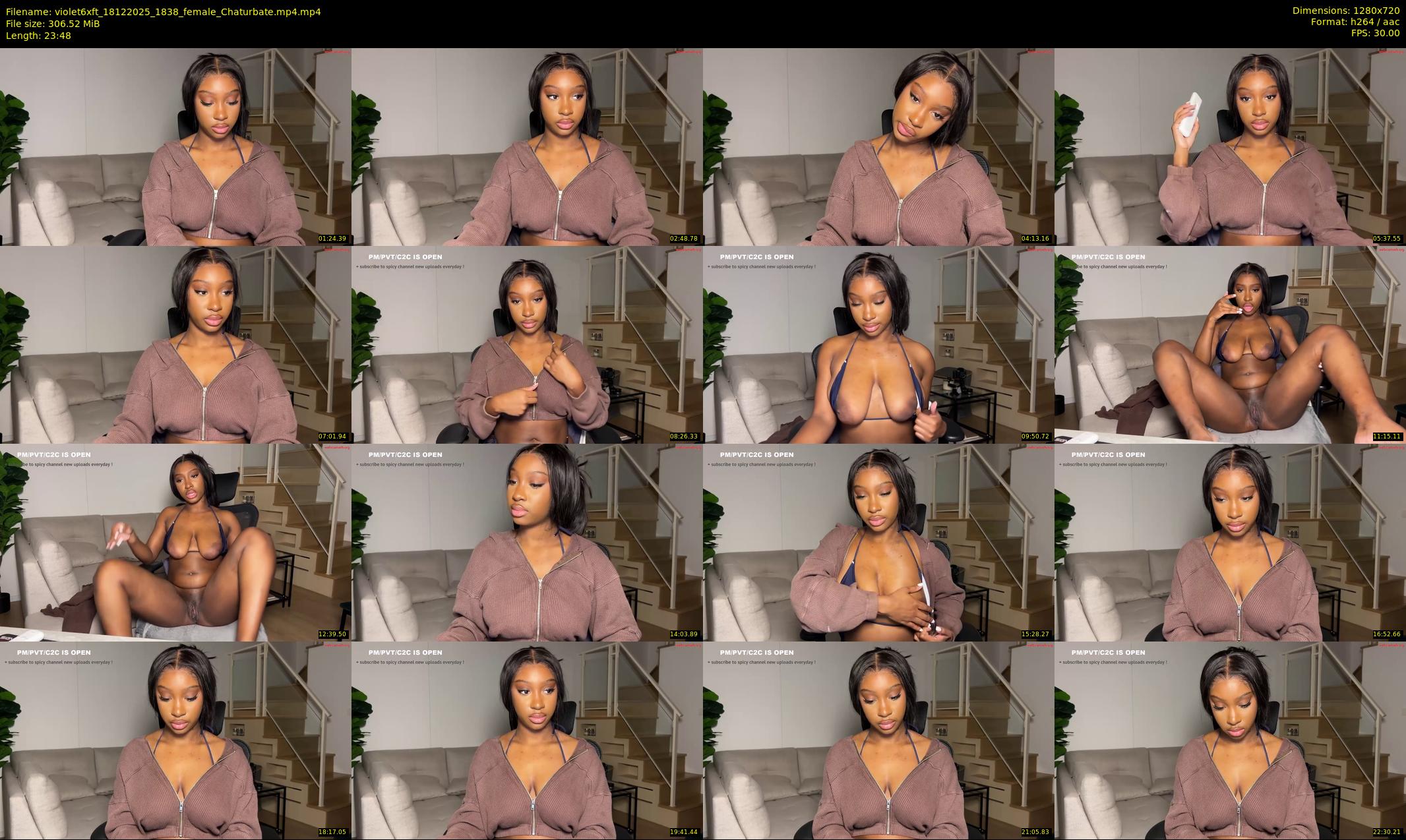 violet6xft — 24 minute Chaturbate female cam show recording, 720p, Dec 18, 2025