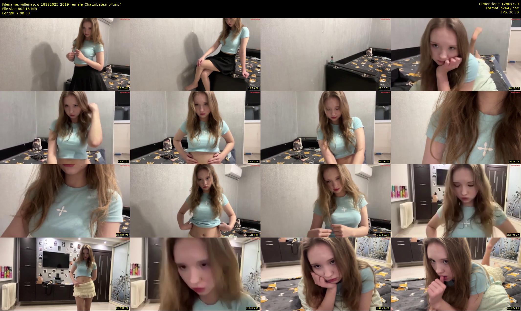 willenasow — 121 minute Chaturbate female cam show recording, 720p, Dec 18, 2025