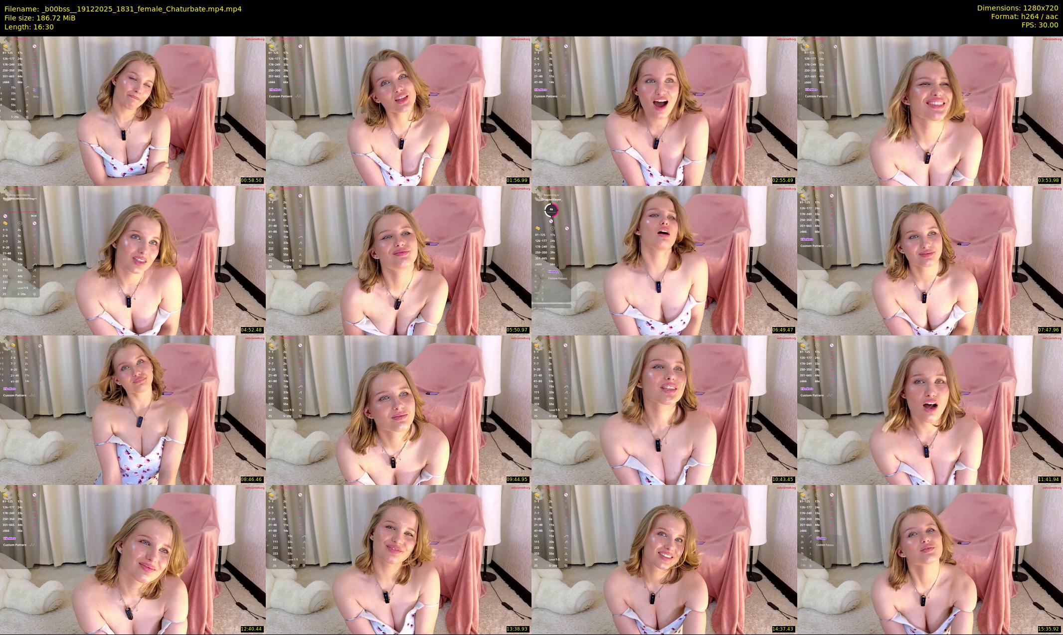 _b00bss_ — 17 minute Chaturbate female cam show recording, 720p, Dec 19, 2025
