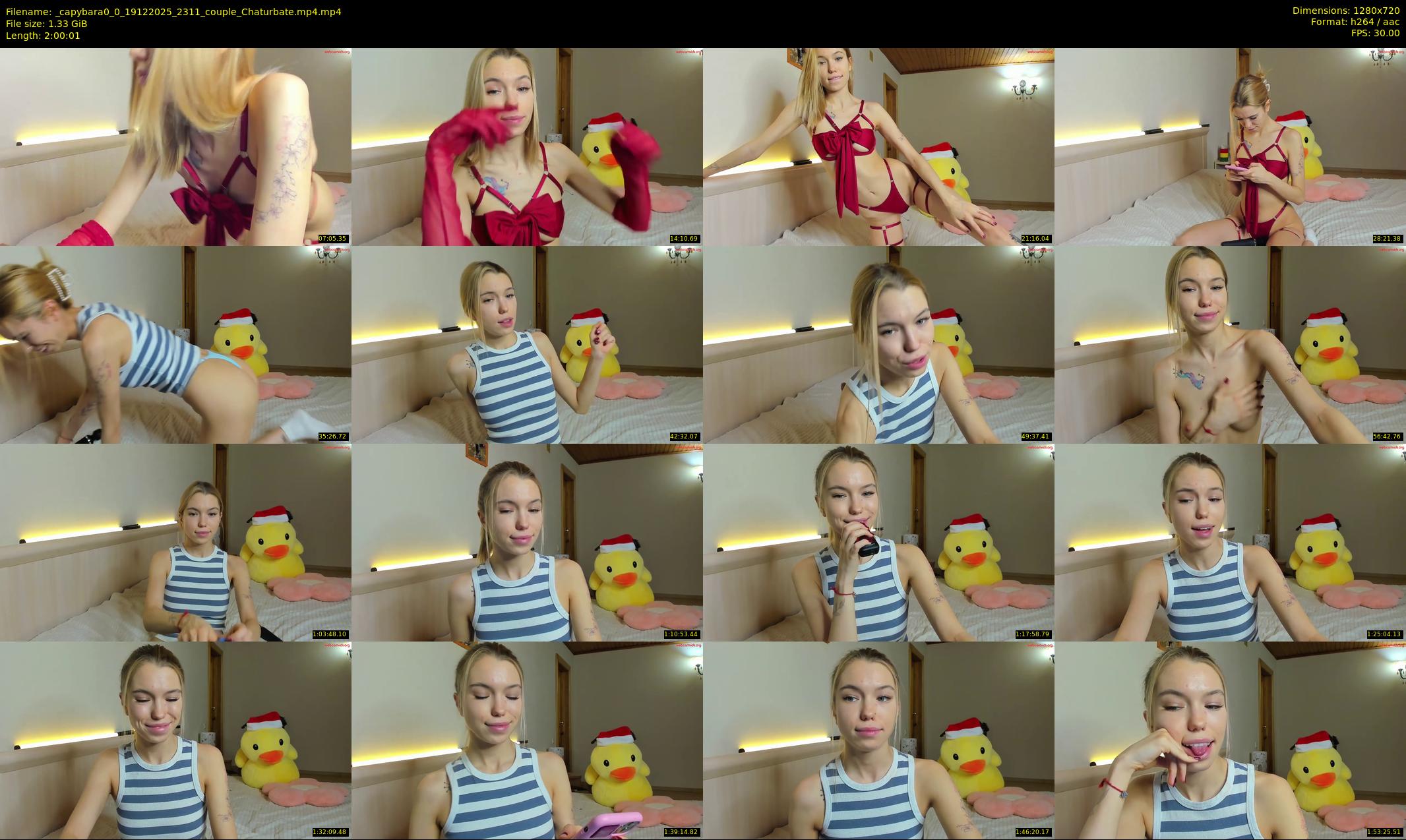 _capybara0_0 — 121 minute Chaturbate couple cam show recording, 720p, Dec 19, 2025