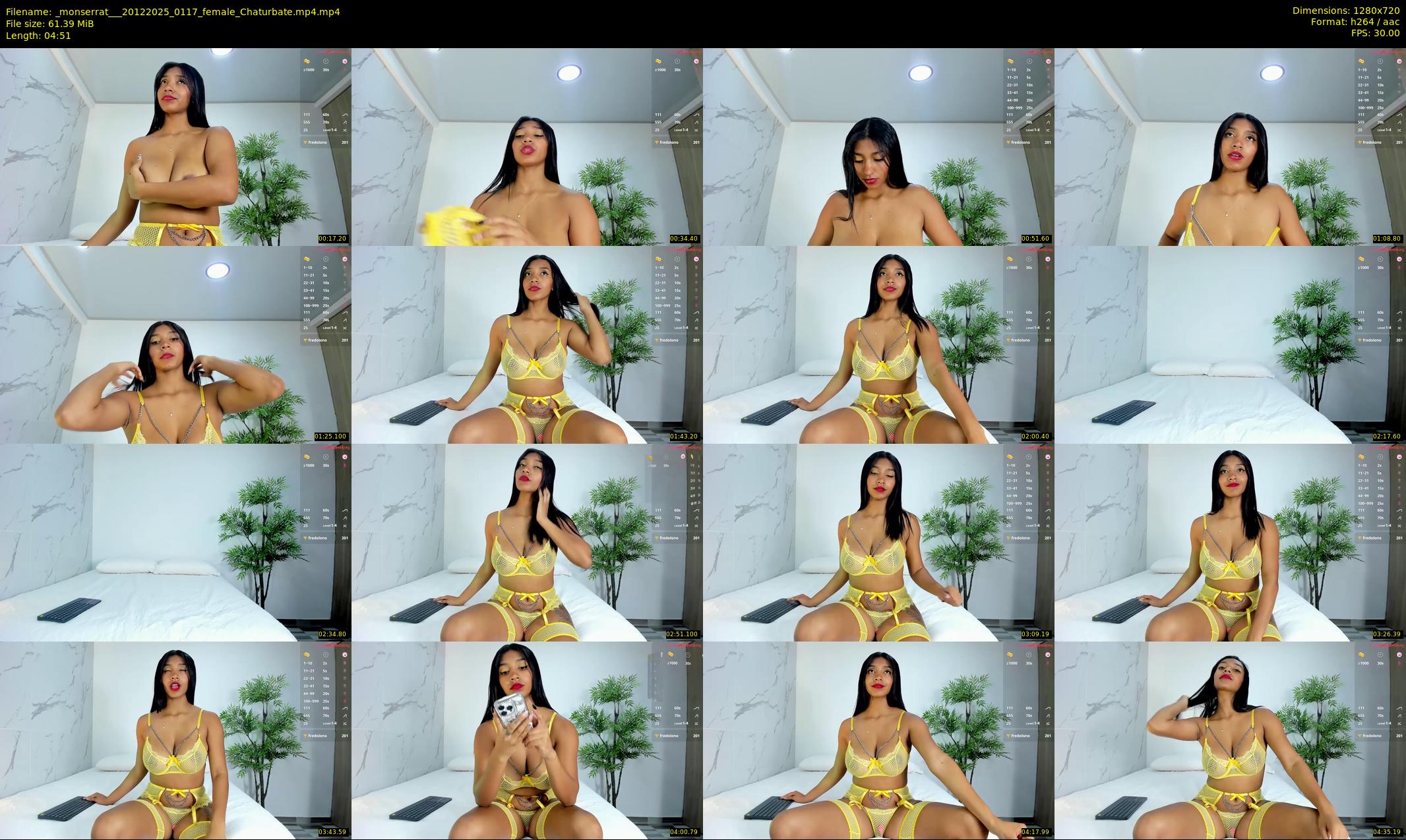 _monserrat__ — 5 minute Chaturbate female cam show recording, 720p, Dec 20, 2025