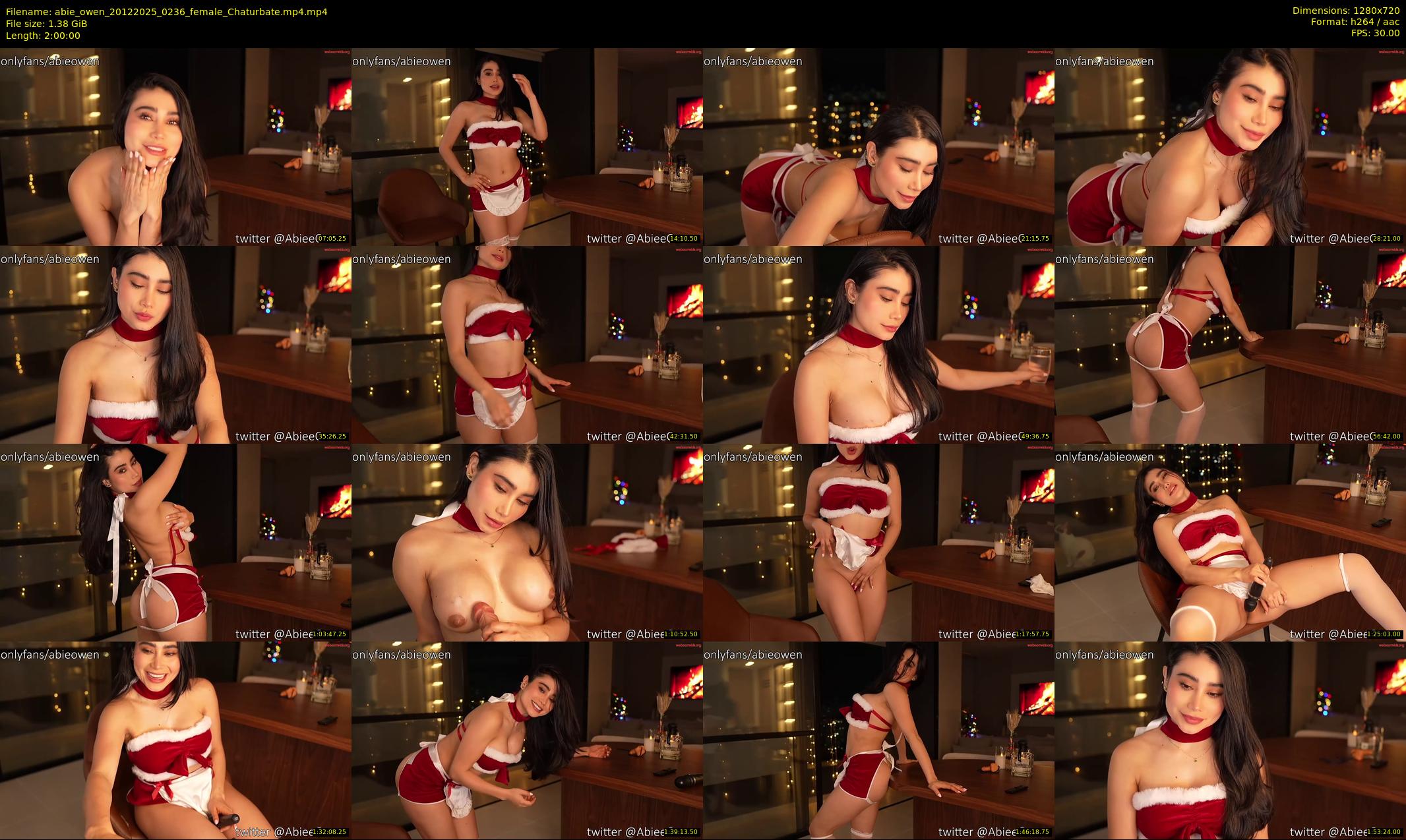 abie_owen — 120 minute Chaturbate female cam show recording, 720p, Dec 20, 2025