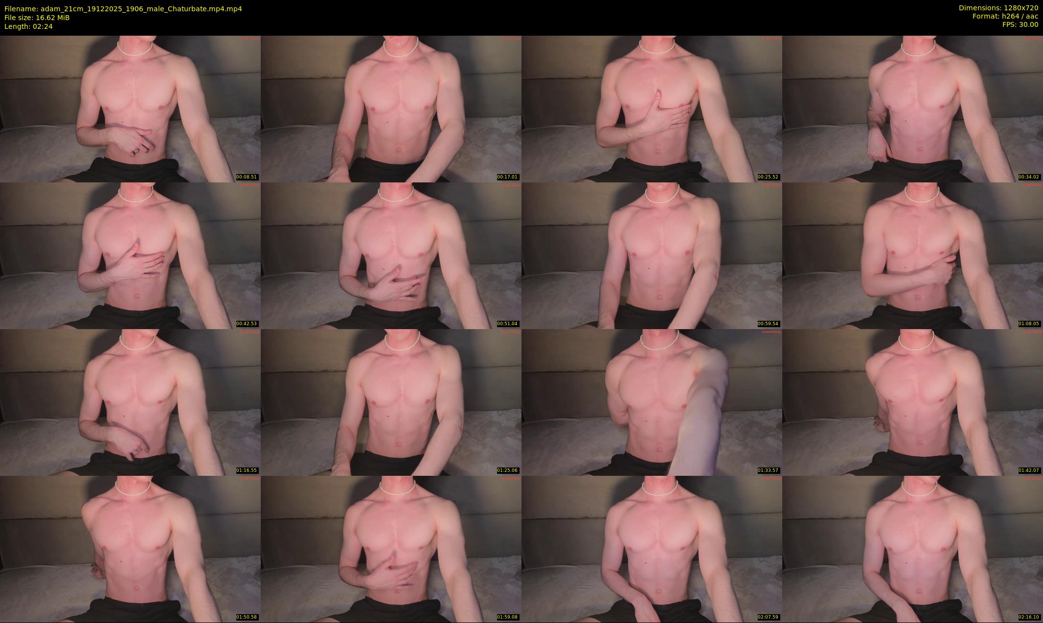adam_21cm — 3 minute Chaturbate male cam show recording, 720p, Dec 19, 2025