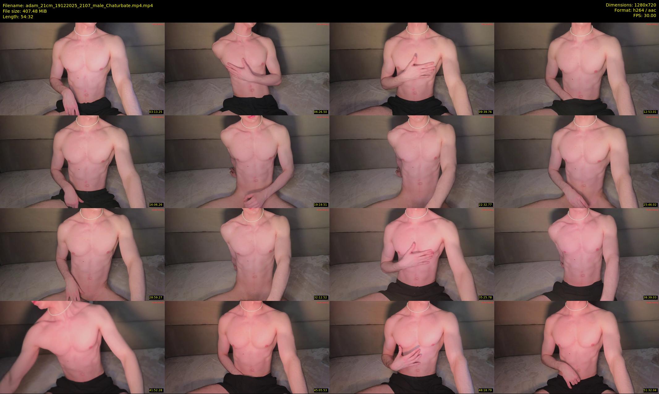 adam_21cm — 55 minute Chaturbate male cam show recording, 720p, Dec 19, 2025