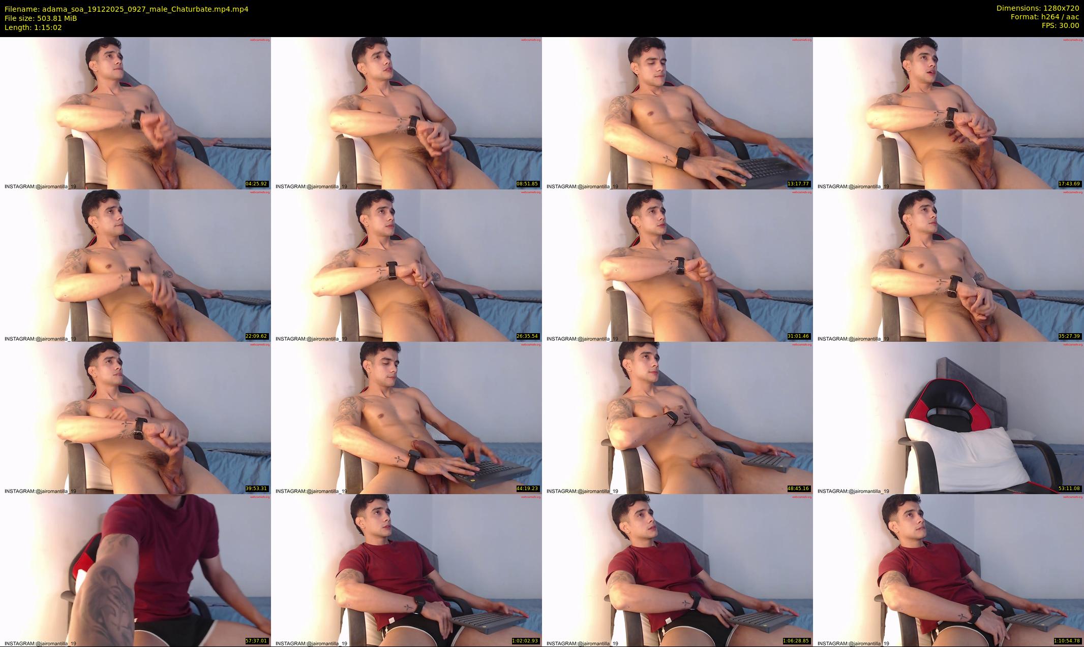 adama_soa — 76 minute Chaturbate male cam show recording, 720p, Dec 19, 2025