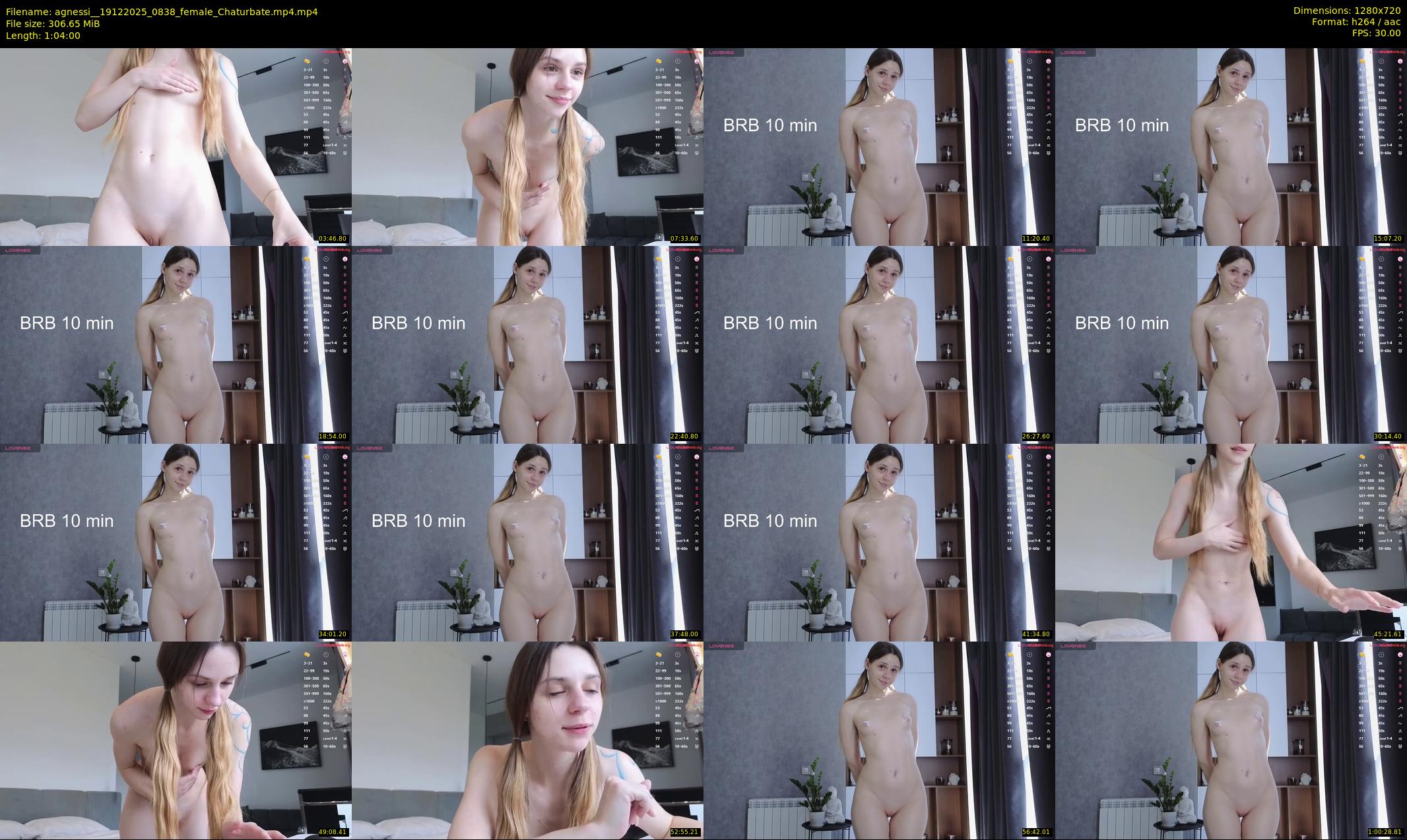 agnessi_ — 64 minute Chaturbate female cam show recording, 720p, Dec 19, 2025