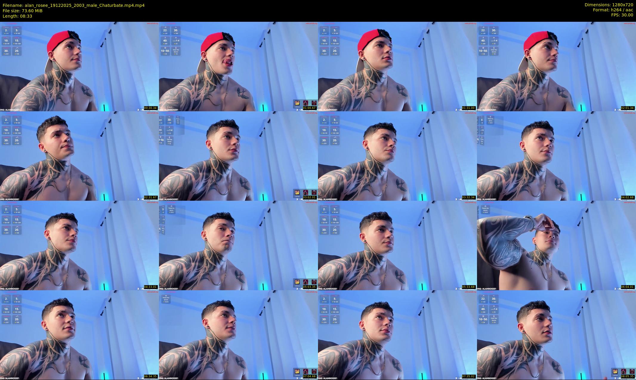 alan_rosee — 9 minute Chaturbate male cam show recording, 720p, Dec 19, 2025