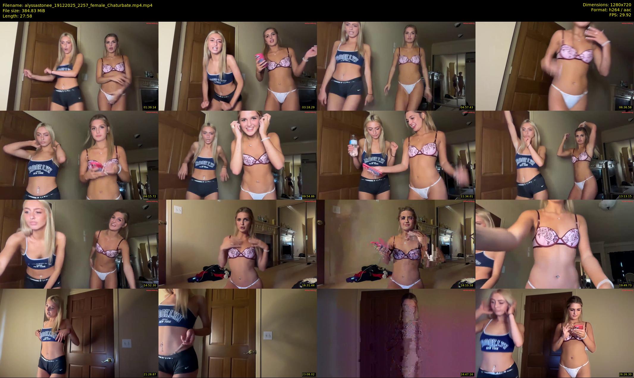 alyssastonee — 28 minute Chaturbate female cam show recording, 720p, Dec 19, 2025
