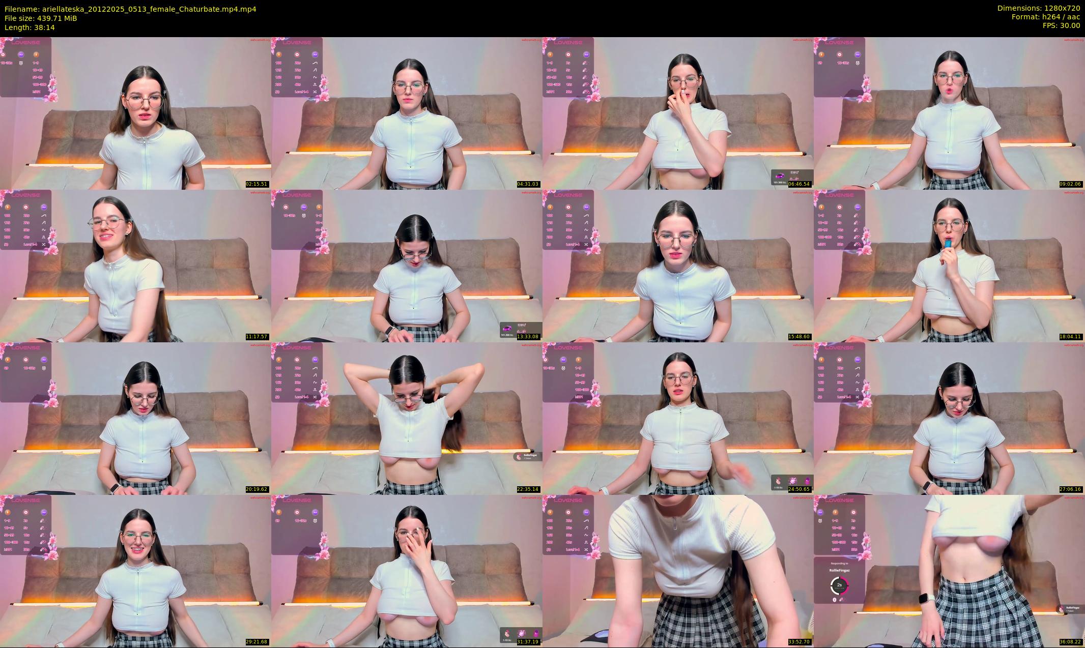 ariellateska — 39 minute Chaturbate female cam show recording, 720p, Dec 20, 2025