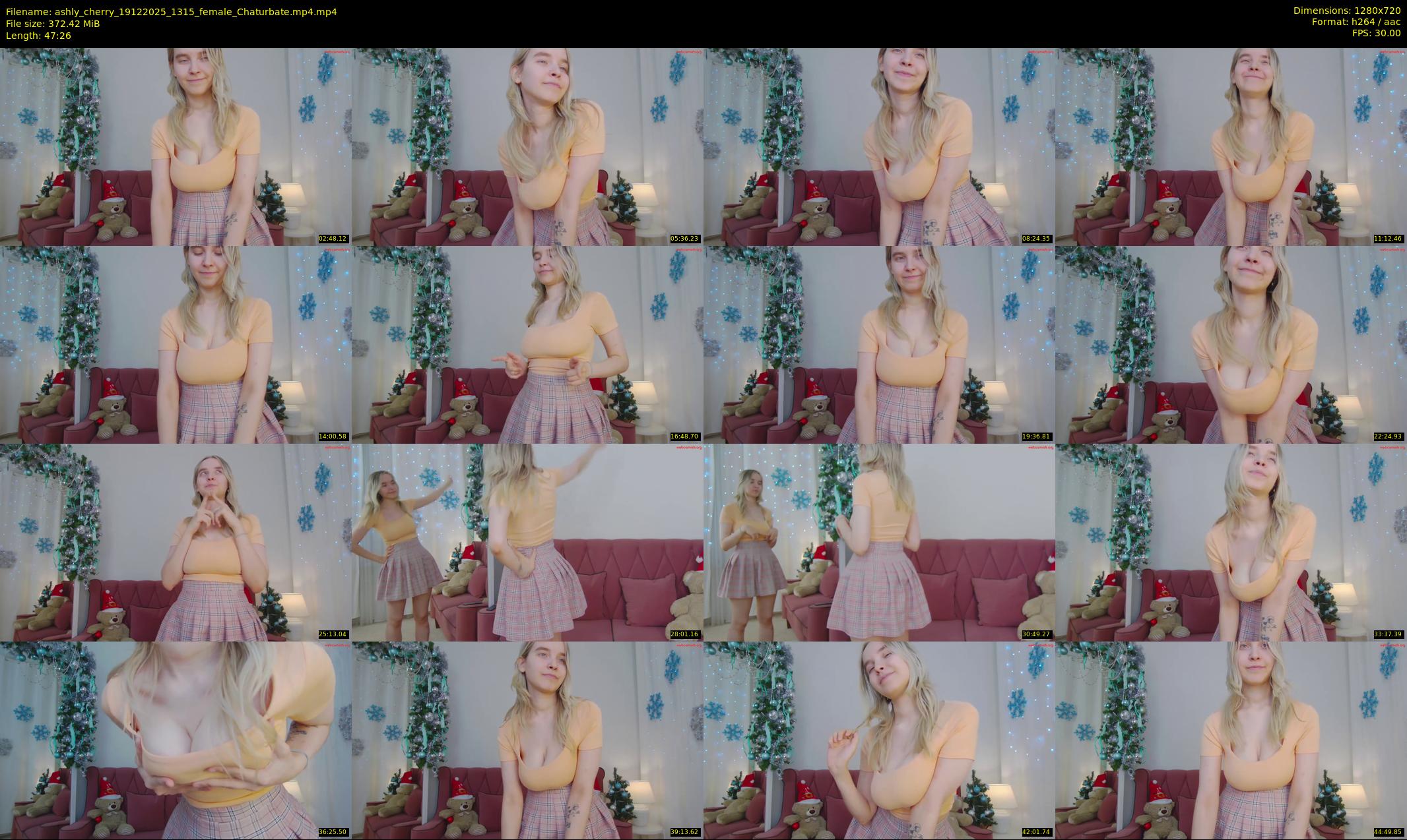 ashly_cherry — 48 minute Chaturbate female cam show recording, 720p, Dec 19, 2025