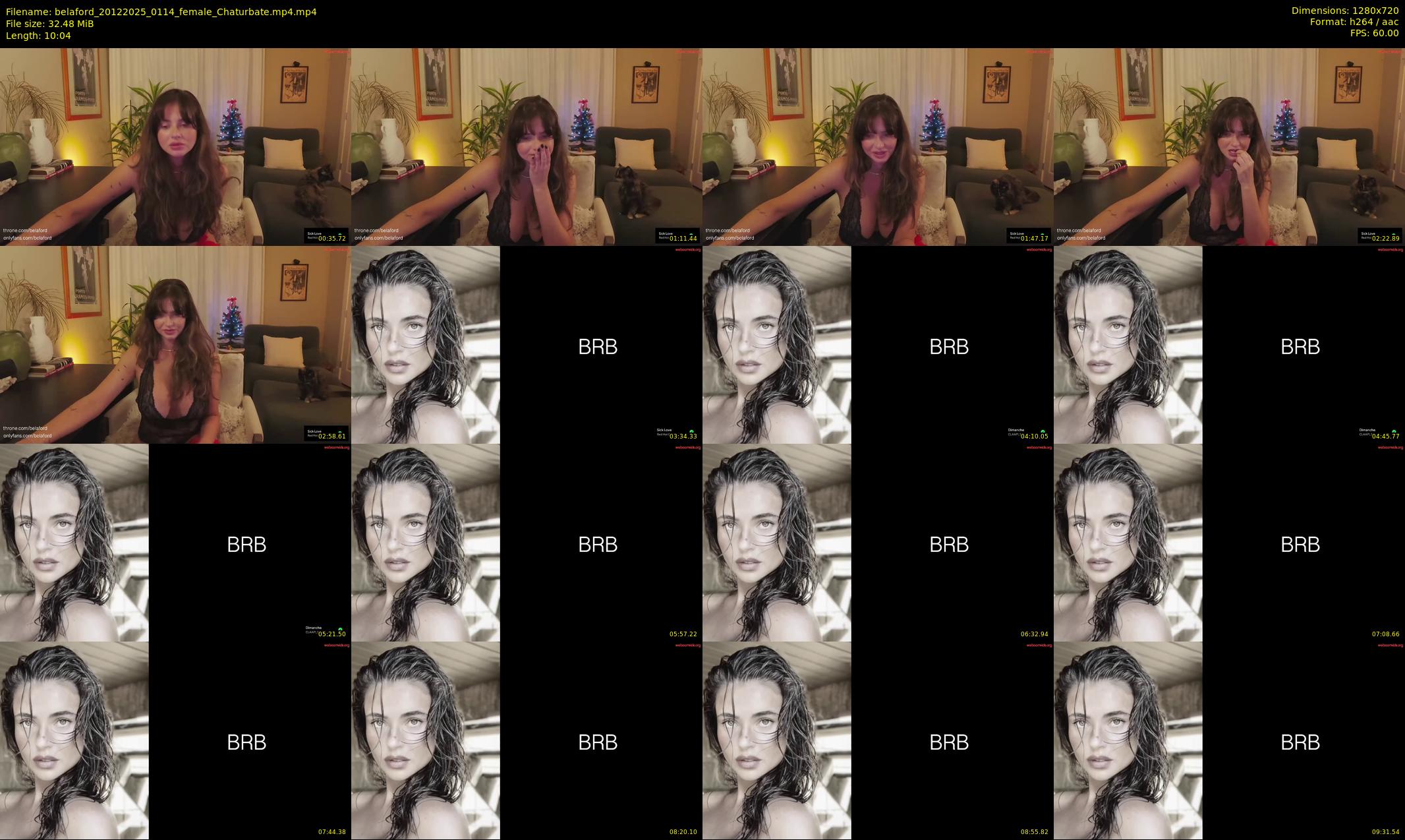 belaford — 11 minute Chaturbate female cam show recording, 720p, Dec 20, 2025