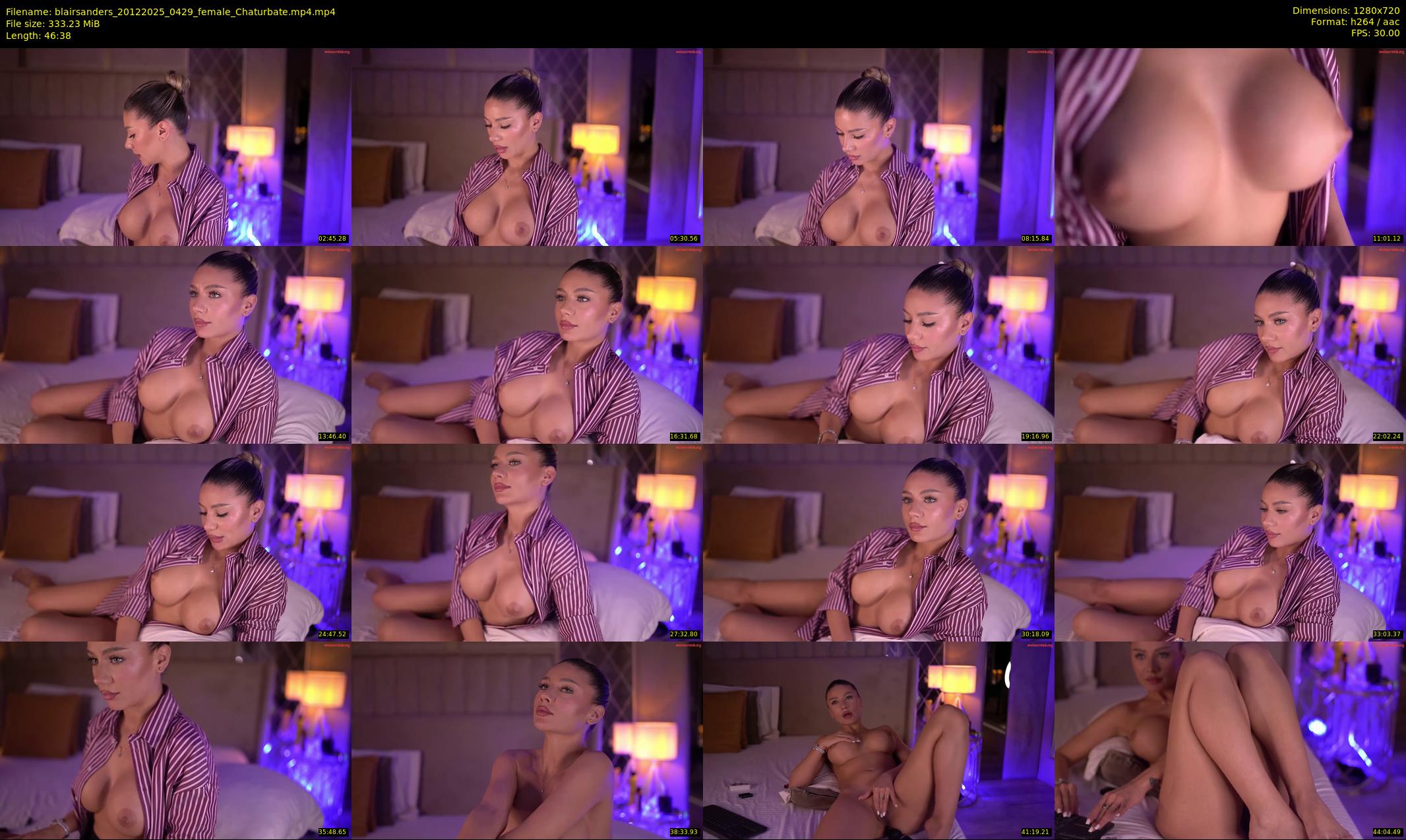 blairsanders — 47 minute Chaturbate female cam show recording, 720p, Dec 20, 2025