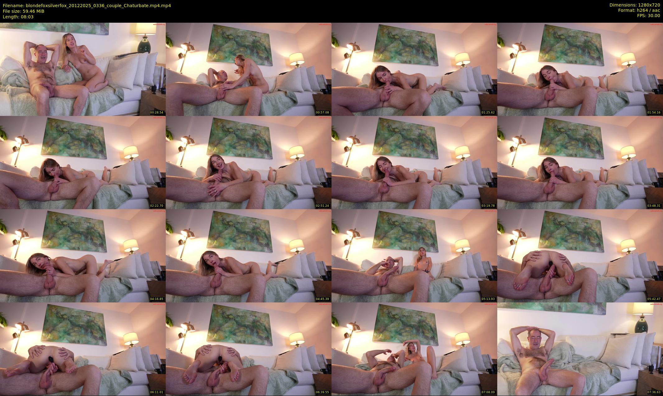 blondefoxsilverfox — 9 minute Chaturbate couple cam show recording, 720p, Dec 20, 2025