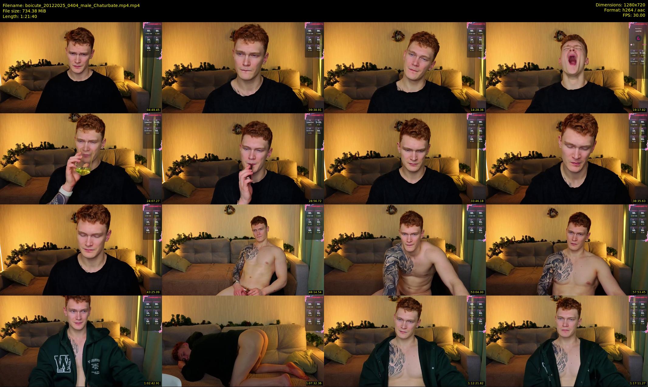 boicute — 82 minute Chaturbate male cam show recording, 720p, Dec 20, 2025