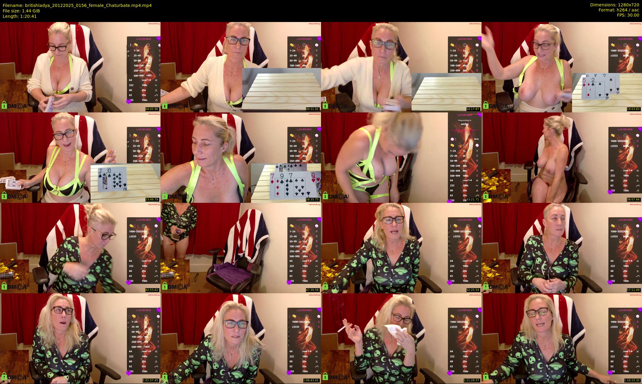 britishladya — 81 minute Chaturbate female cam show recording, 720p, Dec 20, 2025