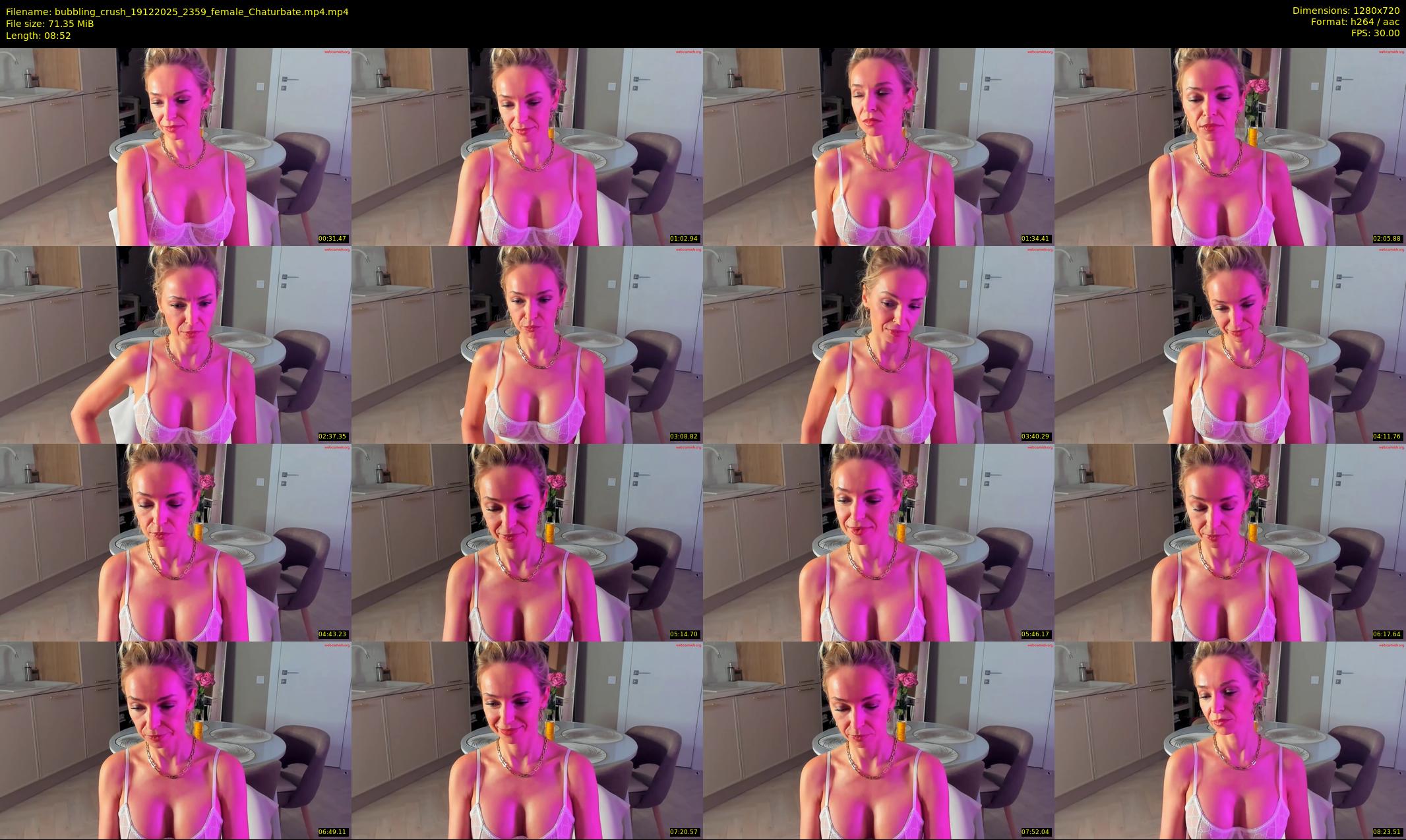 bubbling_crush — 9 minute Chaturbate female cam show recording, 720p, Dec 19, 2025