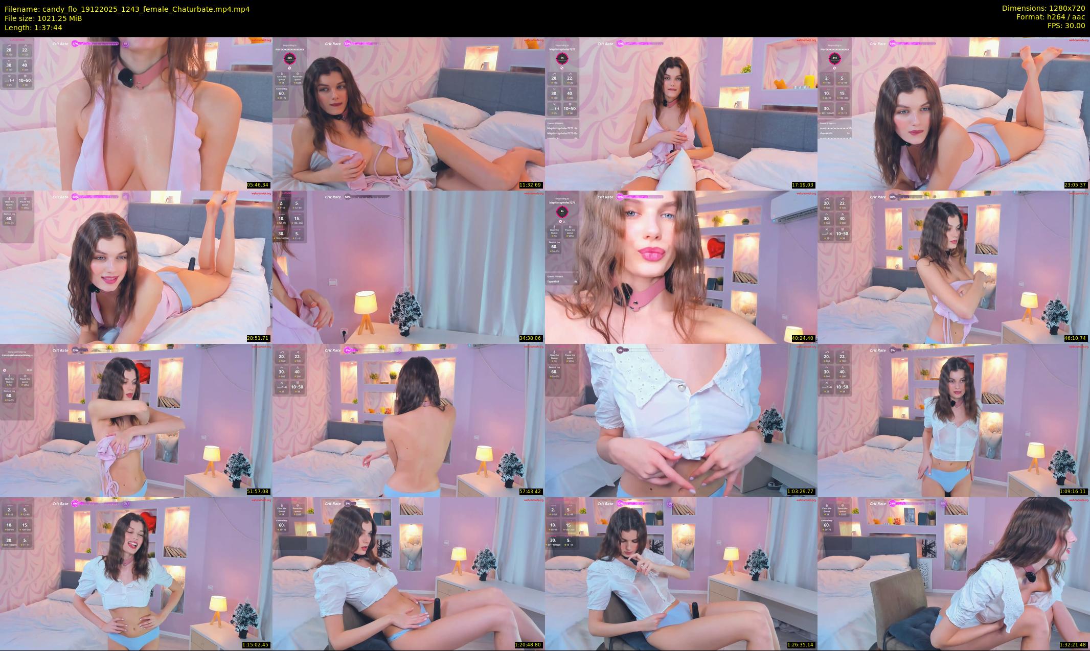 candy_flo — 98 minute Chaturbate female cam show recording, 720p, Dec 19, 2025